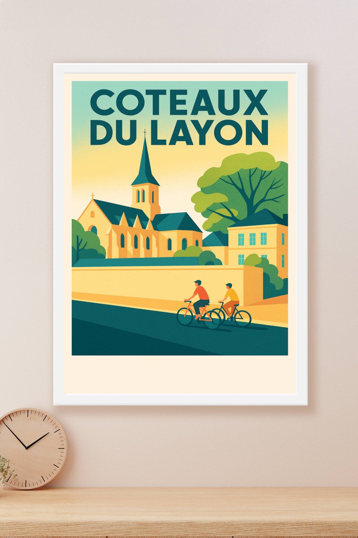 Affiche de Coteaux du Layon - Évasion vintage au cœur du vignoble angevin