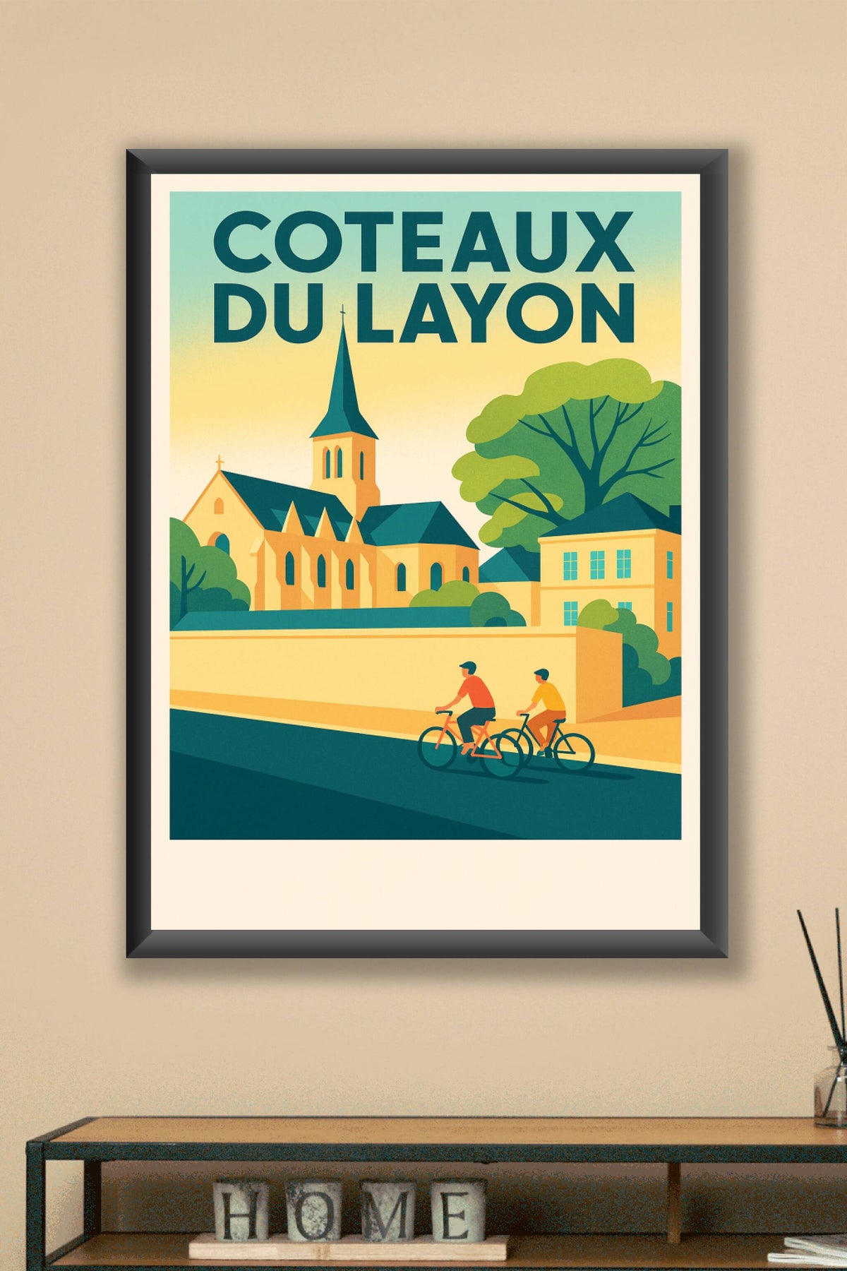 Affiche de Coteaux du Layon - Évasion vintage au cœur du vignoble angevin