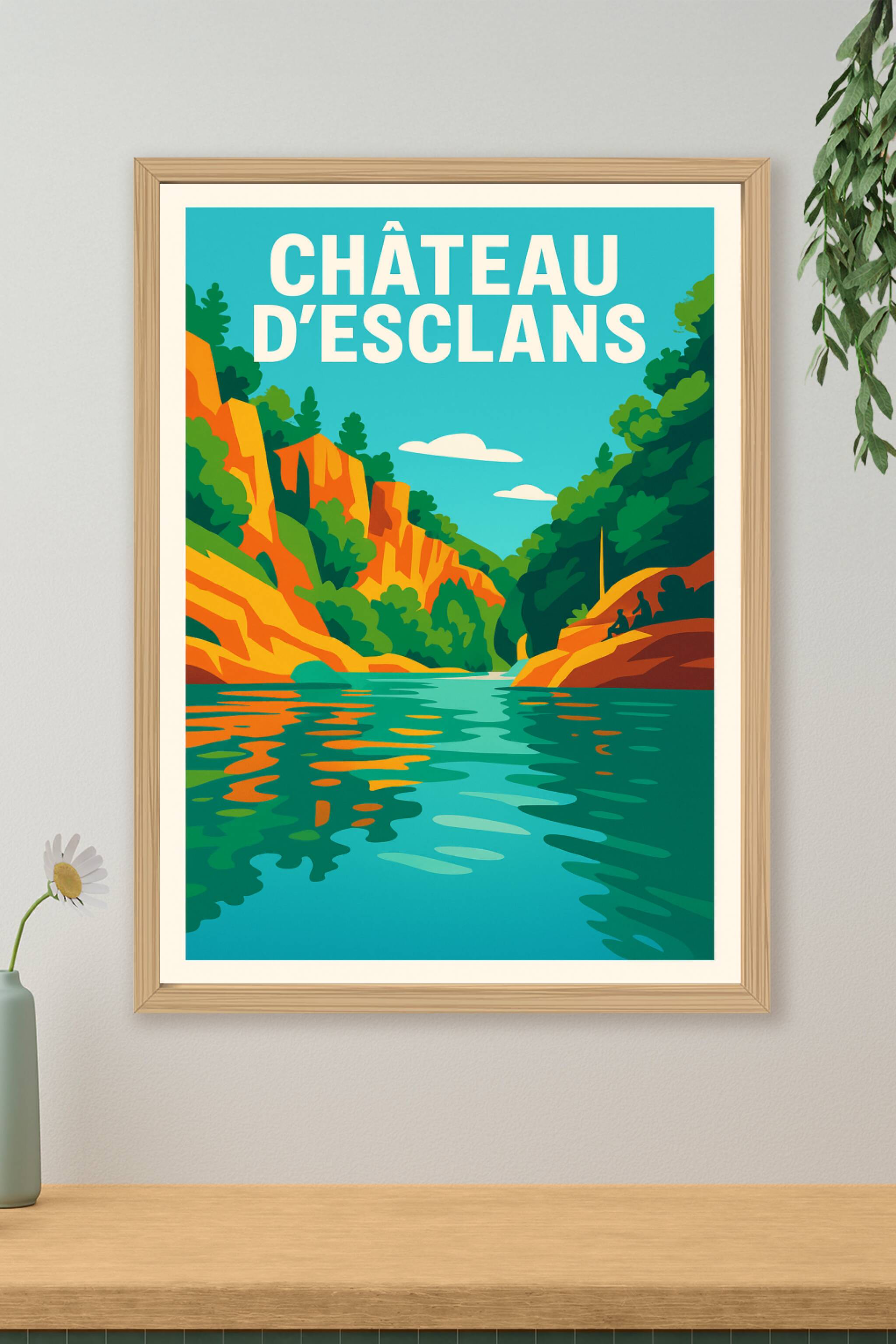 Affiche de Château d'Esclans - L'élégance ensoleillée de la Provence