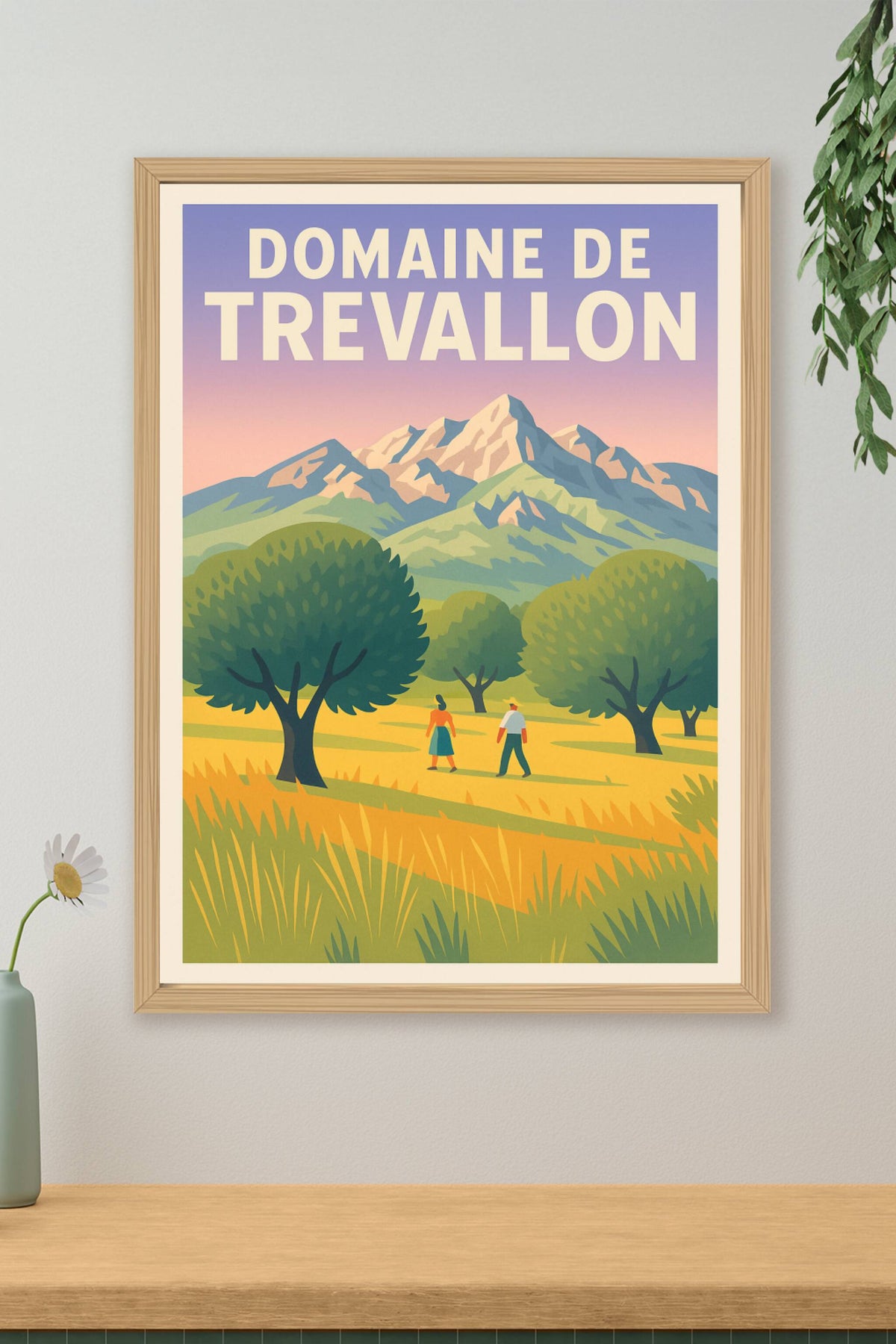 Affiche de Domaine de Trévallon - L'essence de la Provence dans votre décoration