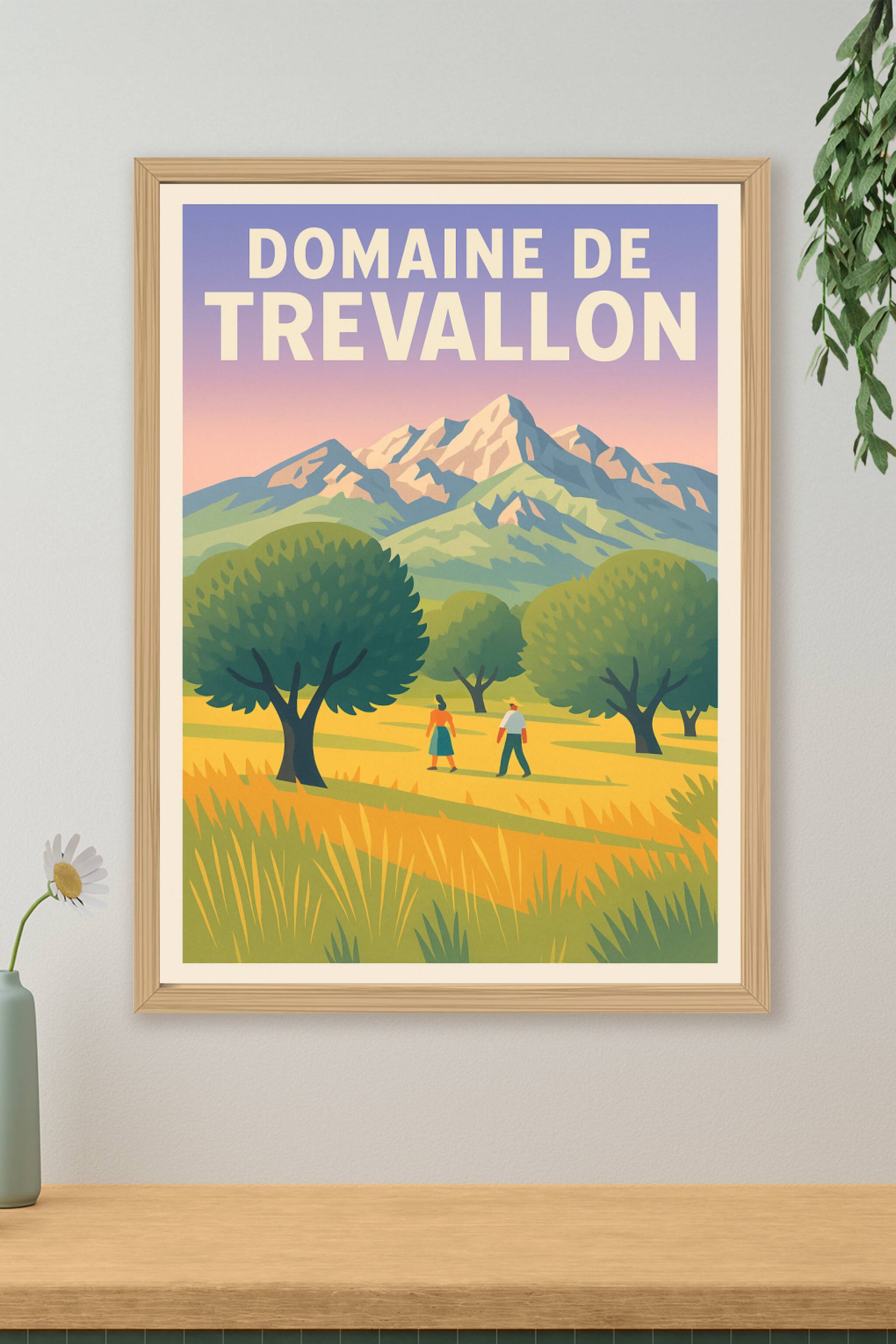 Affiche de Domaine de Trévallon - L'essence de la Provence dans votre décoration