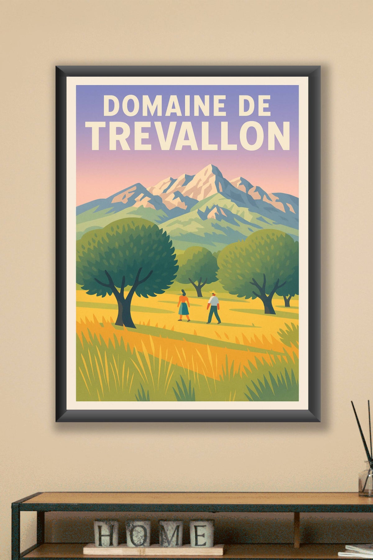Affiche de Domaine de Trévallon - L'essence de la Provence dans votre décoration