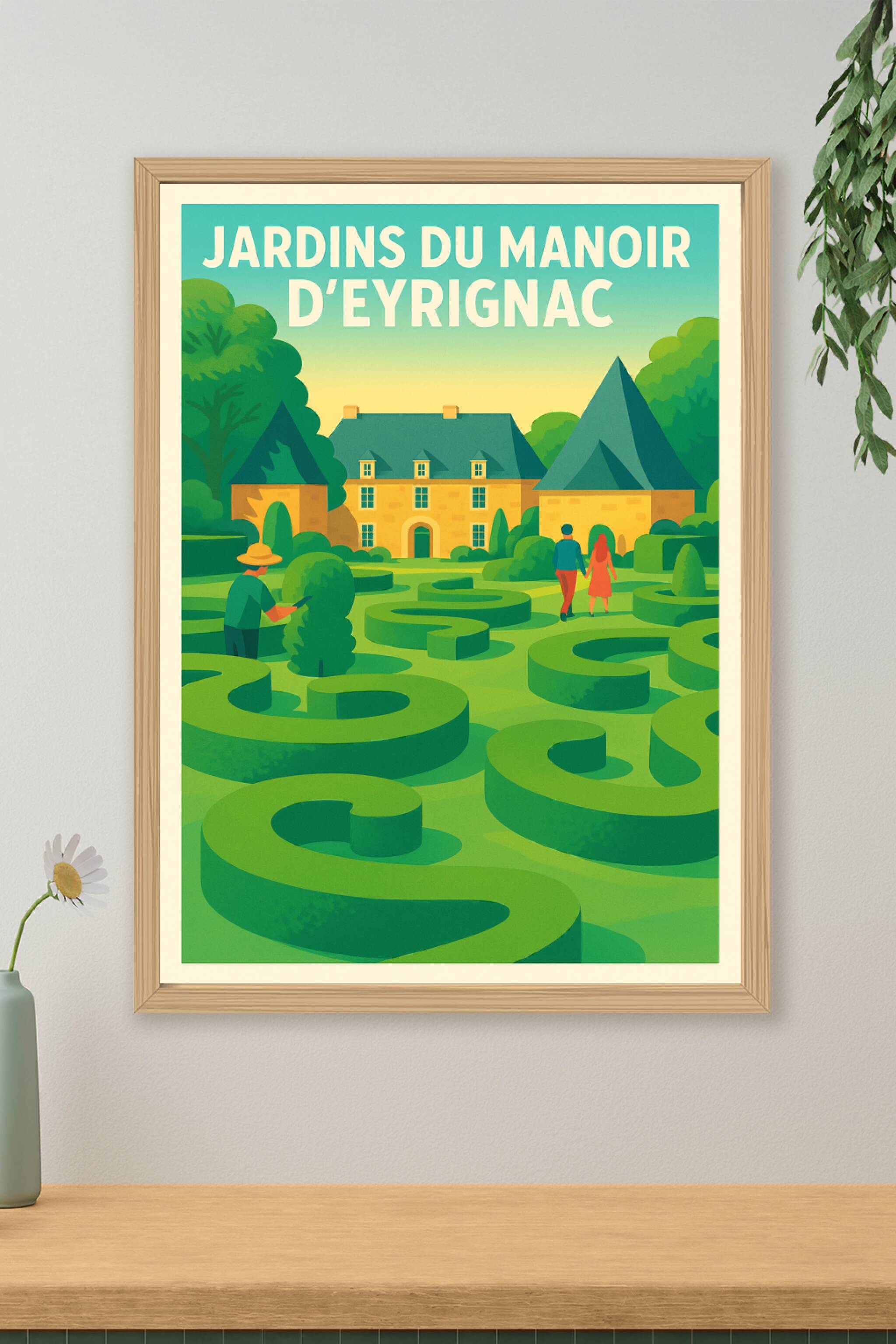 Affiche de Jardins d'Eyrignac - L'élégance à la française au cœur du Périgord