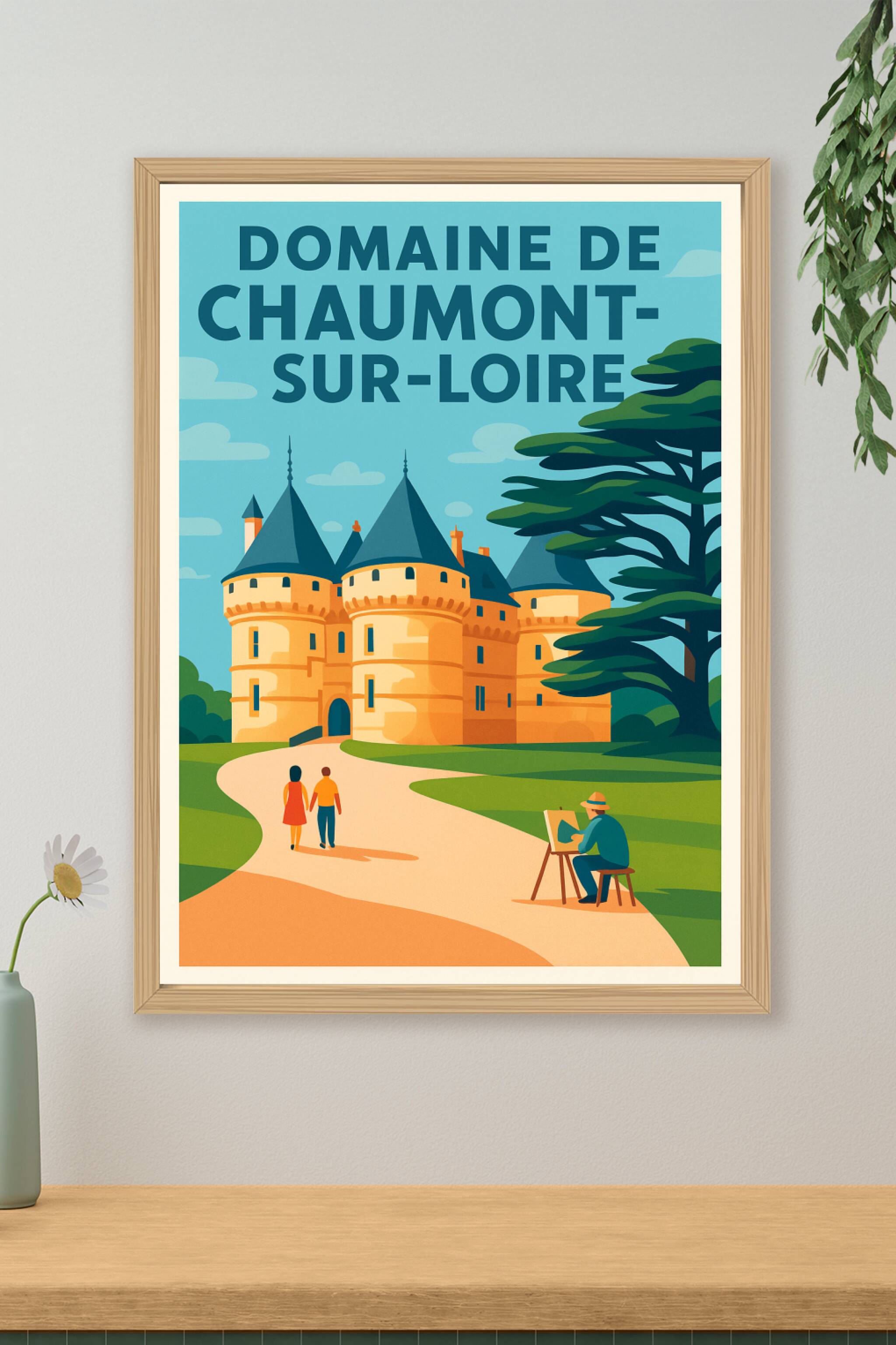 Affiche de Chaumont-sur-Loire - L'élégance artistique des bords de Loire