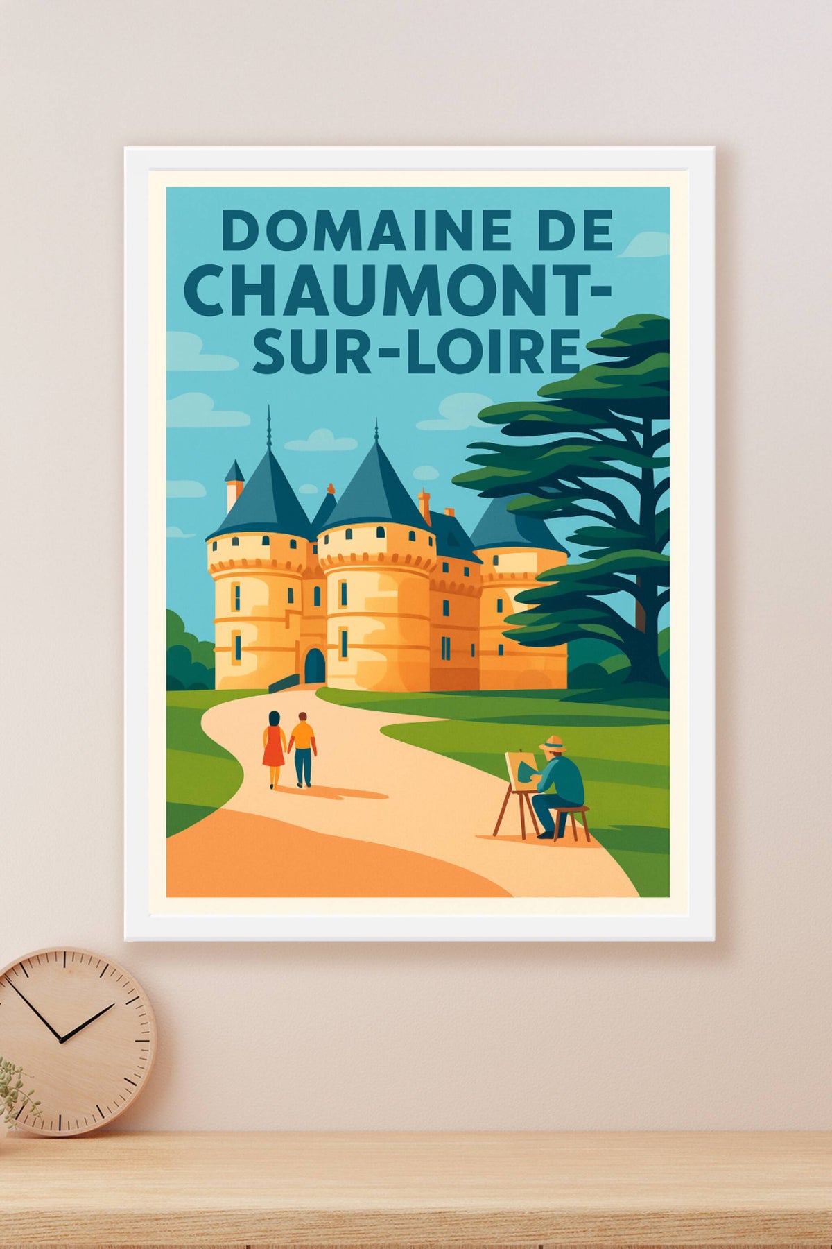 Affiche de Chaumont-sur-Loire - L'élégance artistique des bords de Loire