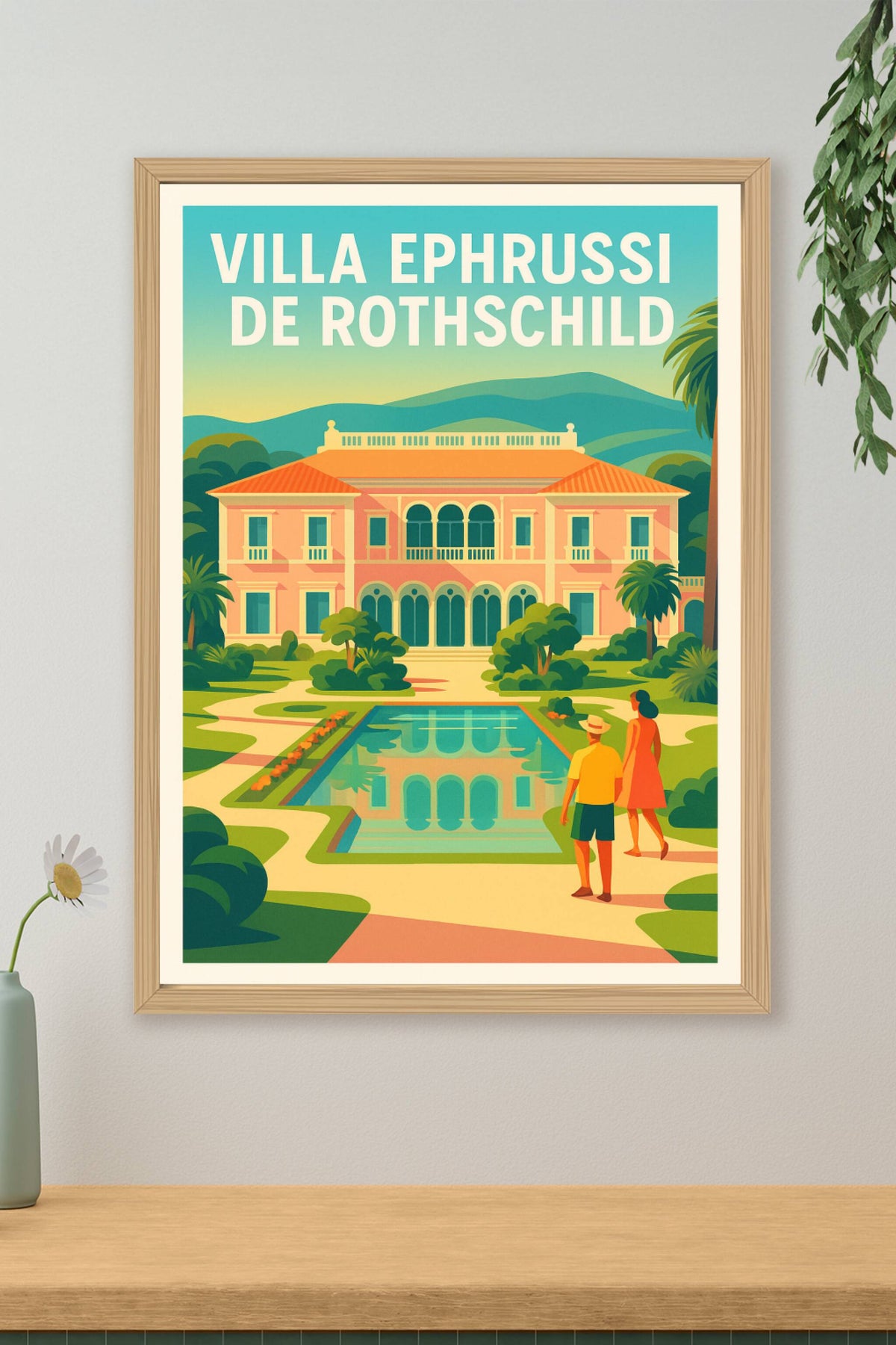 Affiche de Villa Ephrussi de Rothschild - L'éclat de la Riviera en affiche