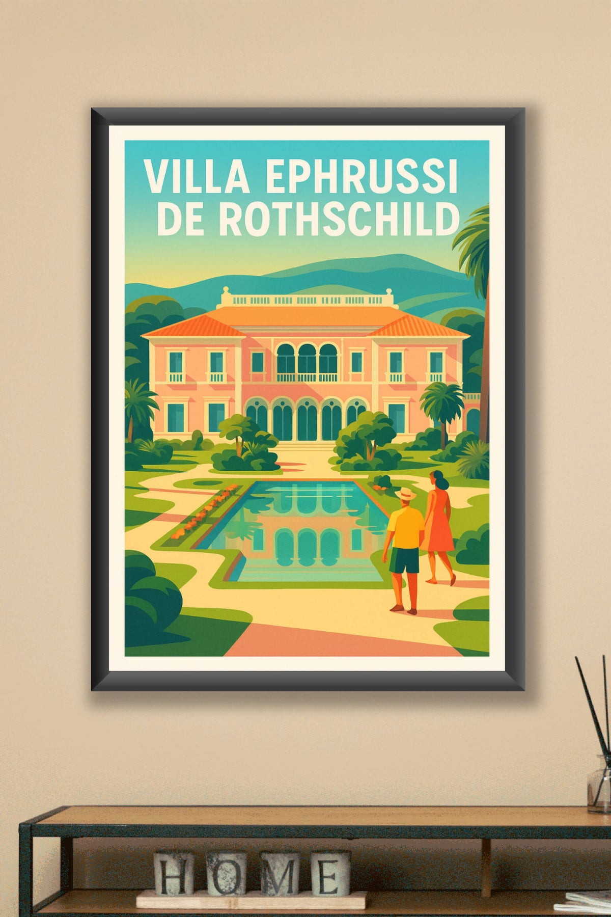 Affiche de Villa Ephrussi de Rothschild - L'éclat de la Riviera en affiche