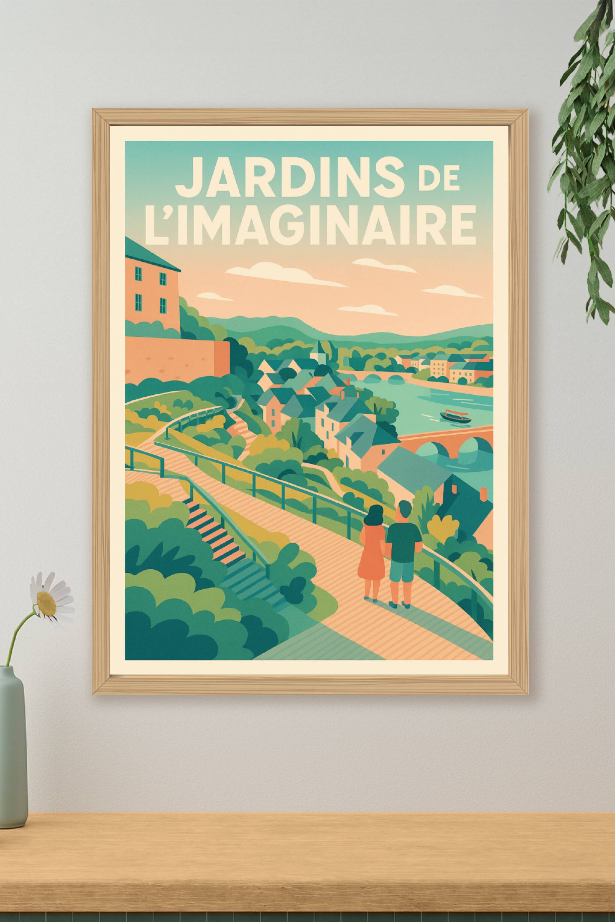Affiche de Jardins de l'Imaginaire - Une escapade poétique en Périgord Noir