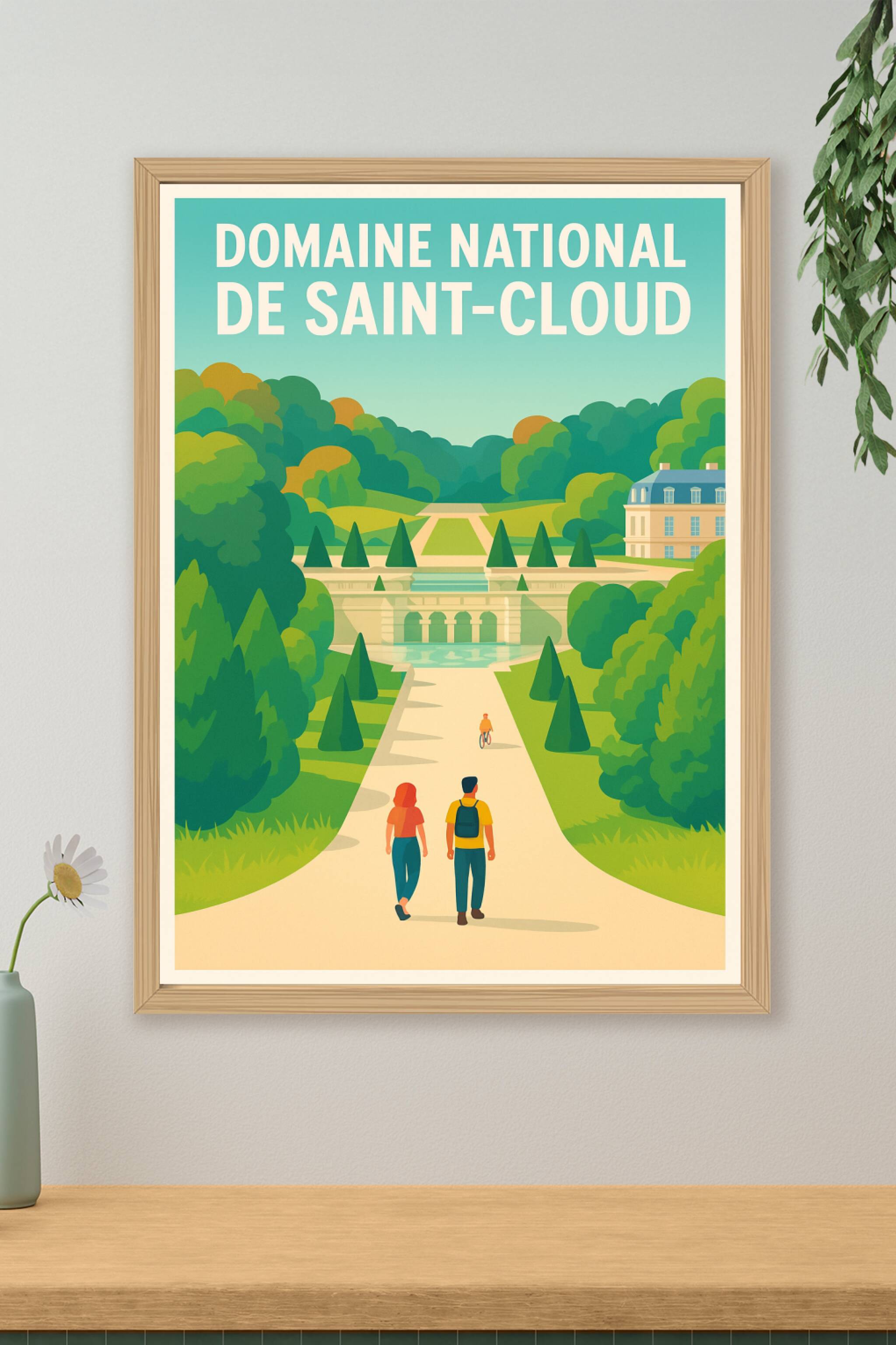 Affiche de Domaine national de Saint-Cloud - L'élégance d'un jardin historique