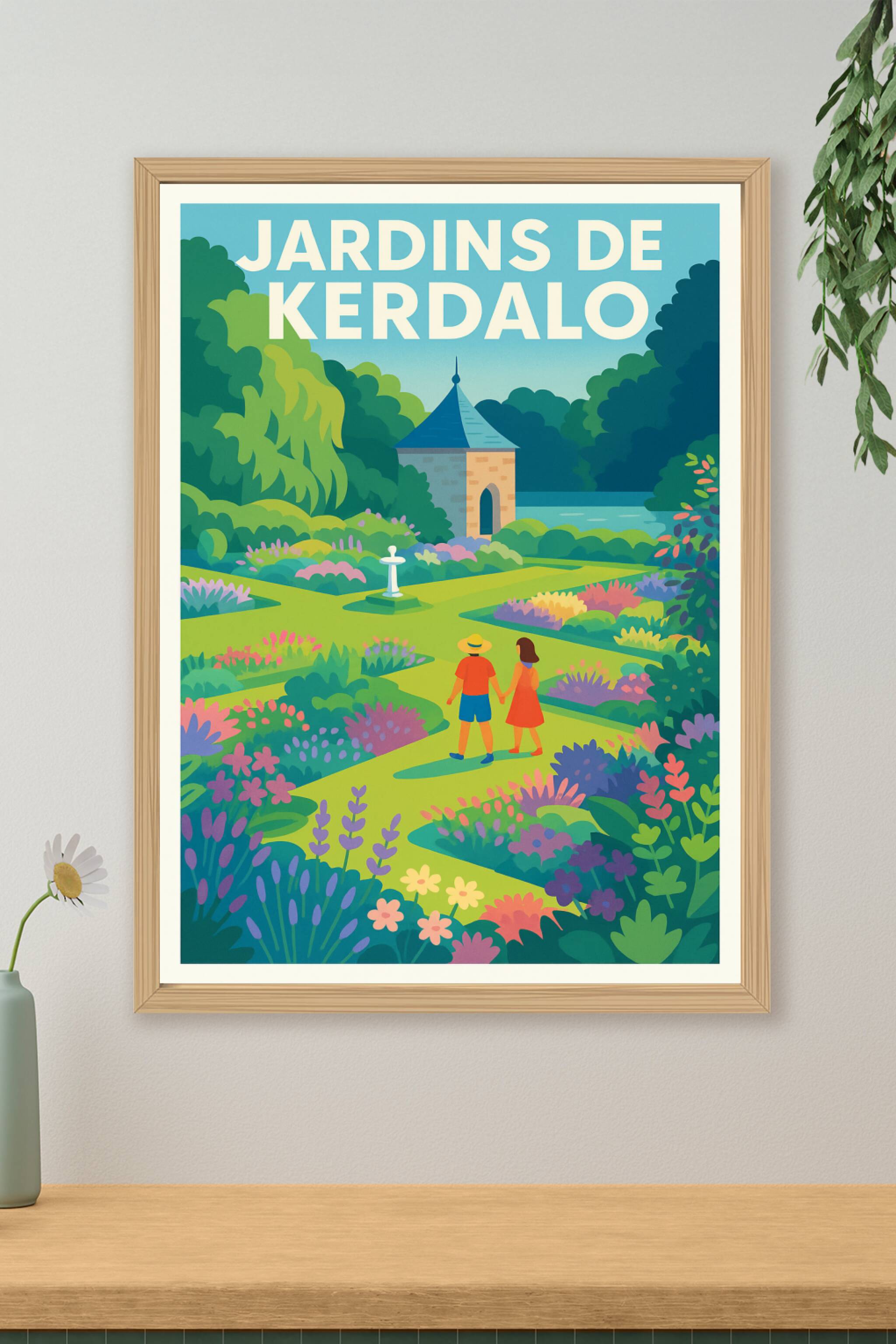 Affiche de Jardins de Kerdalo - Une escapade bucolique en Bretagne