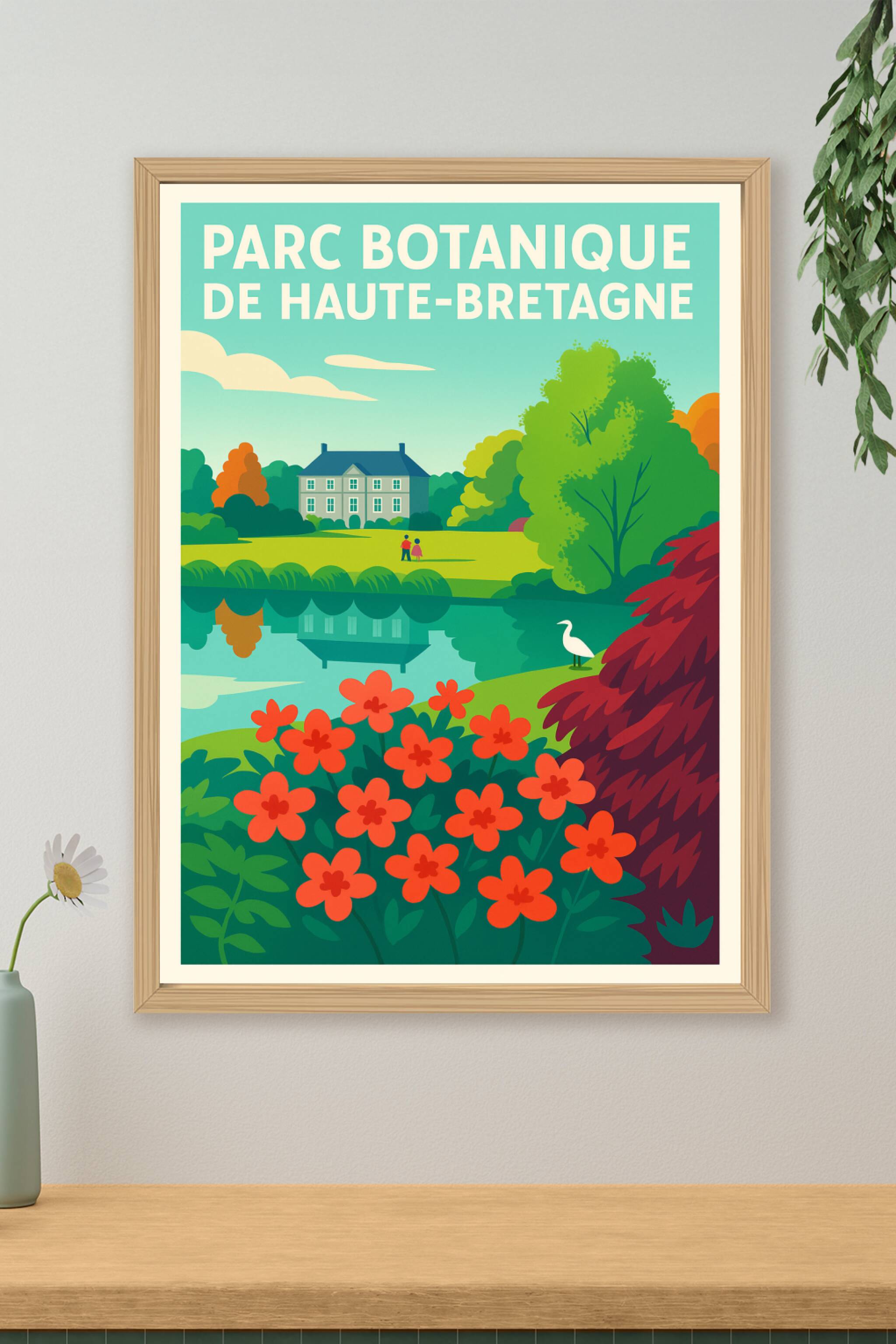 Affiche de Parc Botanique de Haute-Bretagne - Une parenthèse enchantée au cœur de la nature