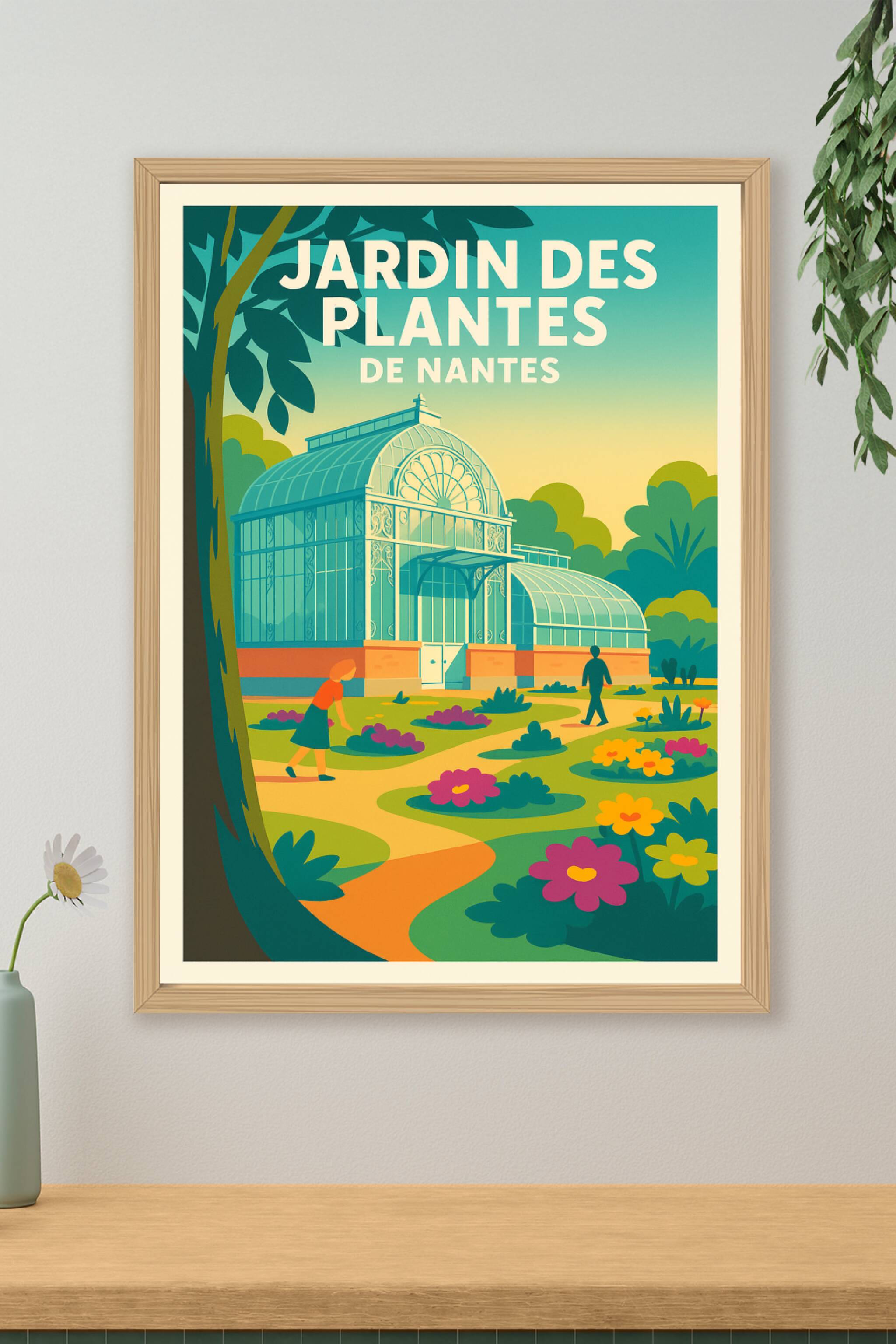 Affiche de Jardin des Plantes de Nantes - Une parenthèse poétique au cœur de la ville