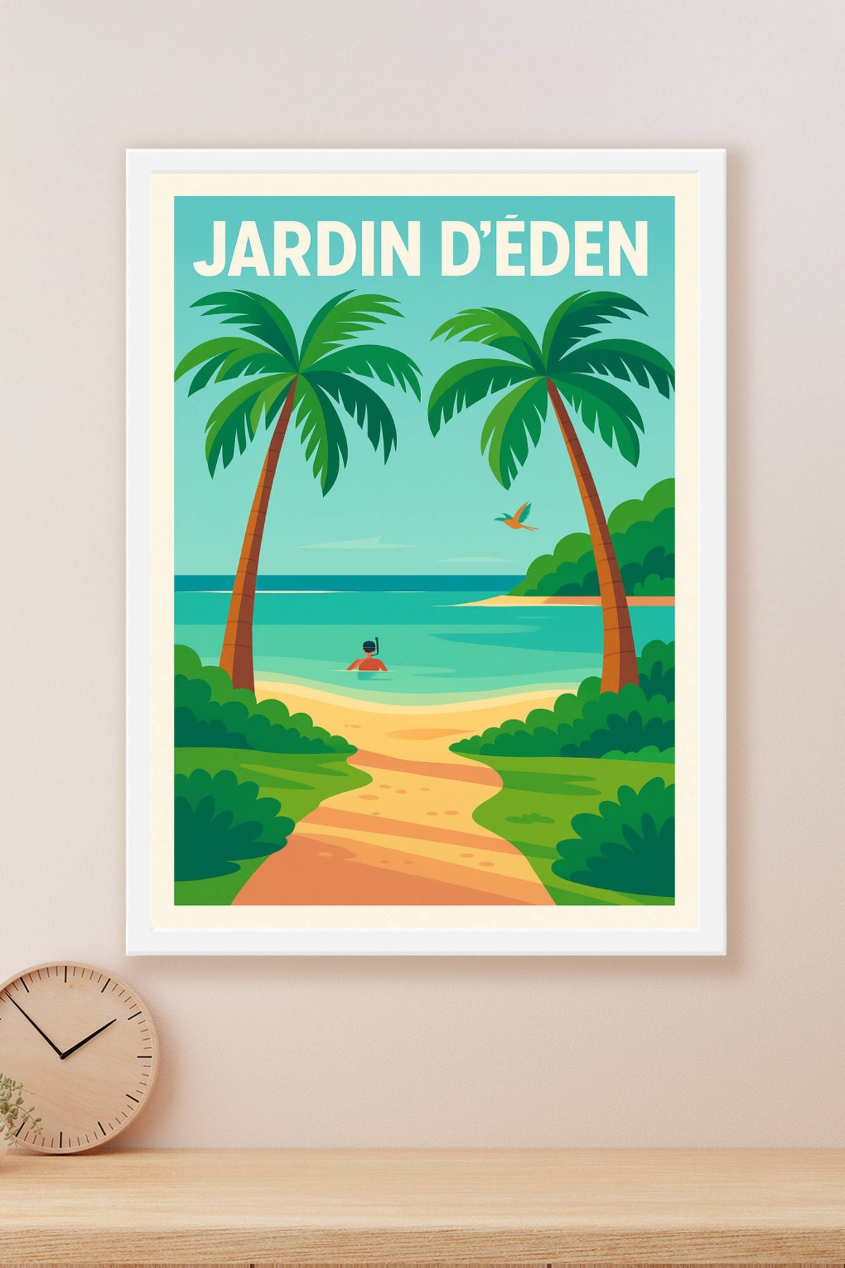 Affiche de Jardin d'Éden - Évadez-vous dans un paradis tropical