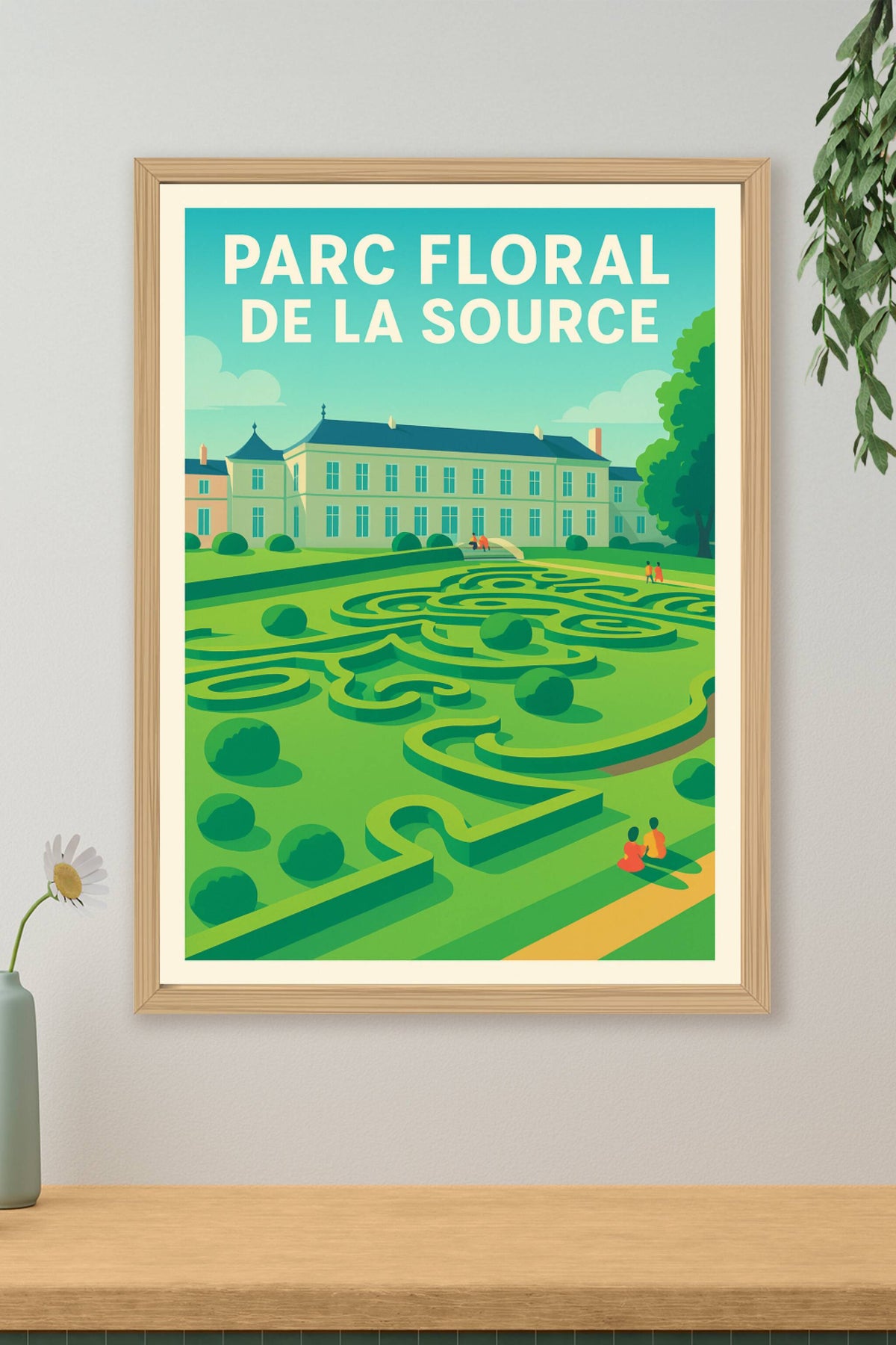 Affiche de Parc Floral de la Source - L'élégance d'un jardin à la française