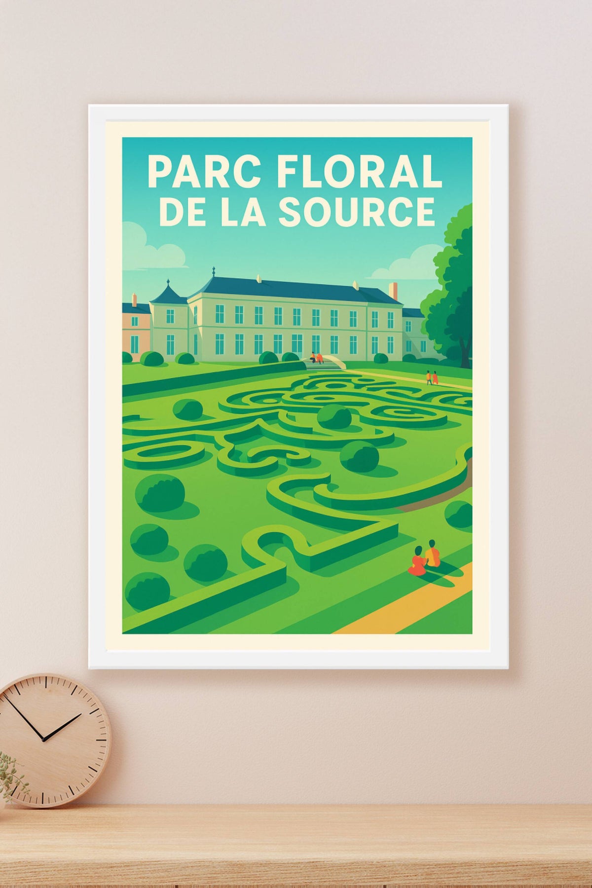 Affiche de Parc Floral de la Source - L'élégance d'un jardin à la française