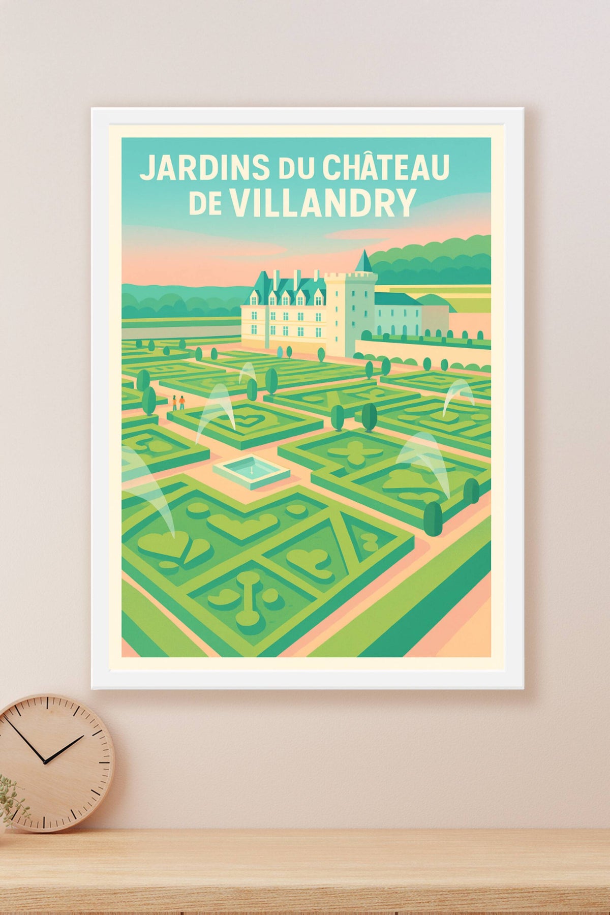 Affiche de Jardins de Villandry - L'élégance à la française sur vos murs