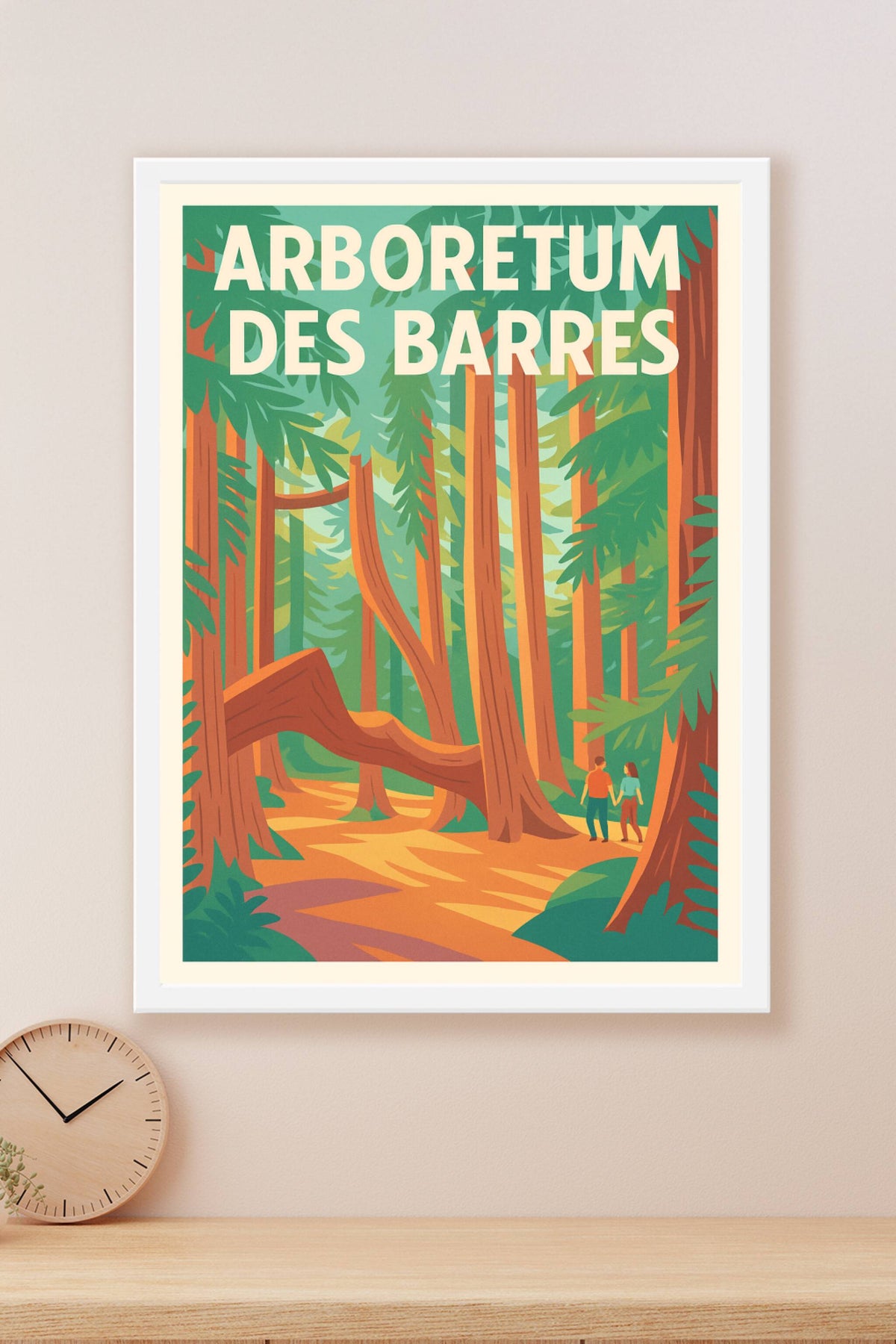 Affiche de Arboretum des Barres - Une immersion majestueuse au cœur de la forêt