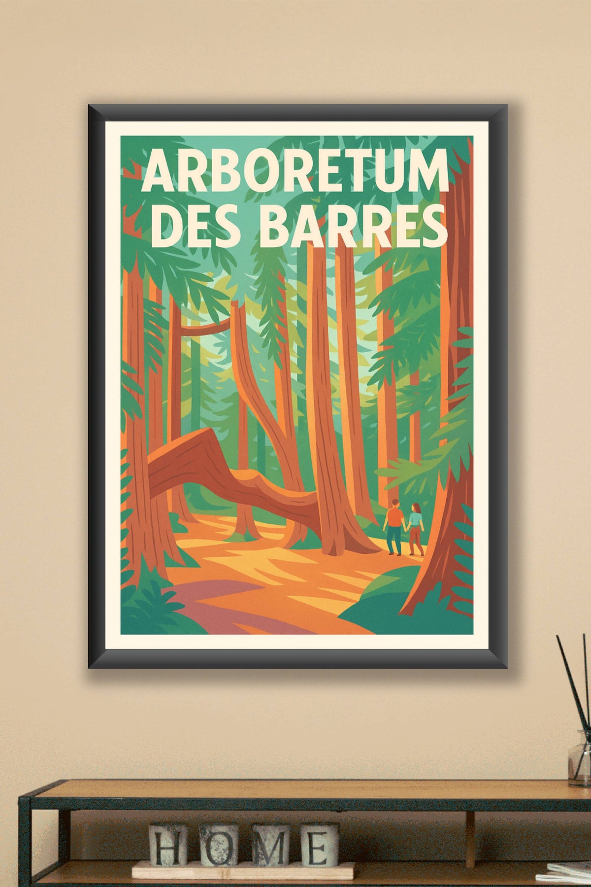 Affiche de Arboretum des Barres - Une immersion majestueuse au cœur de la forêt