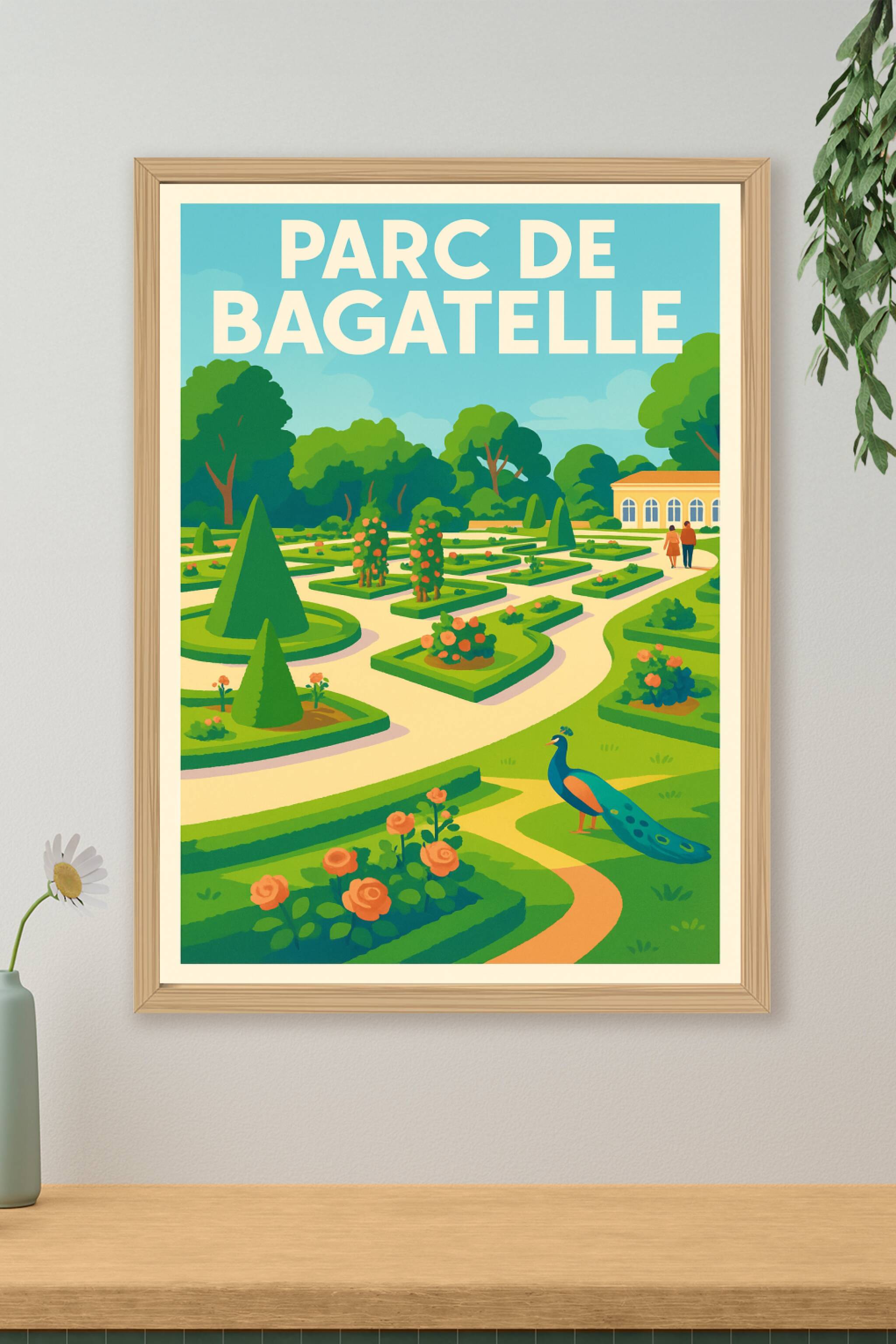 Affiche de Parc de Bagatelle - L'élégance bucolique d'un jardin secret parisien