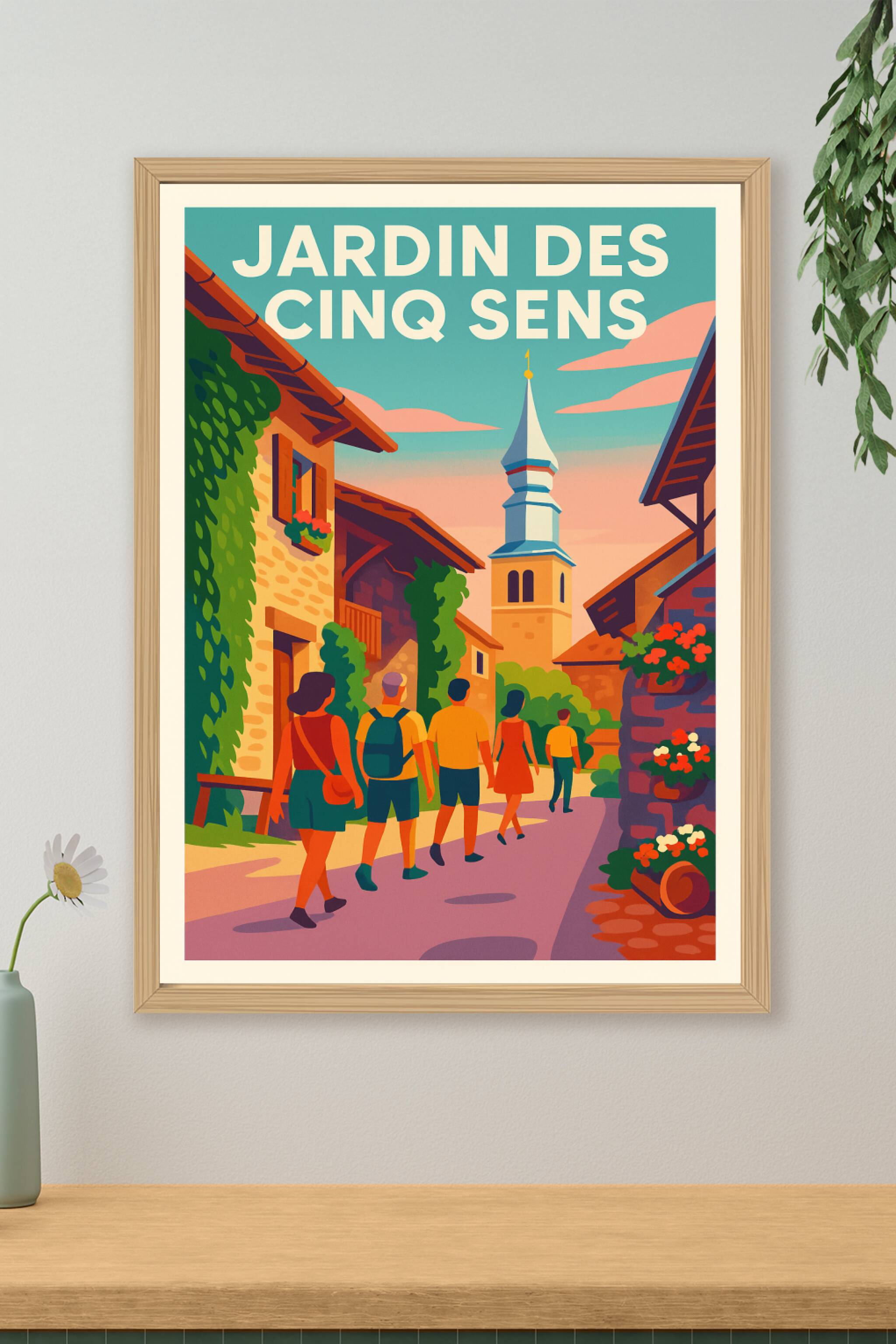 Affiche de Jardin des Cinq Sens - Éveillez vos émotions au cœur d'Yvoire