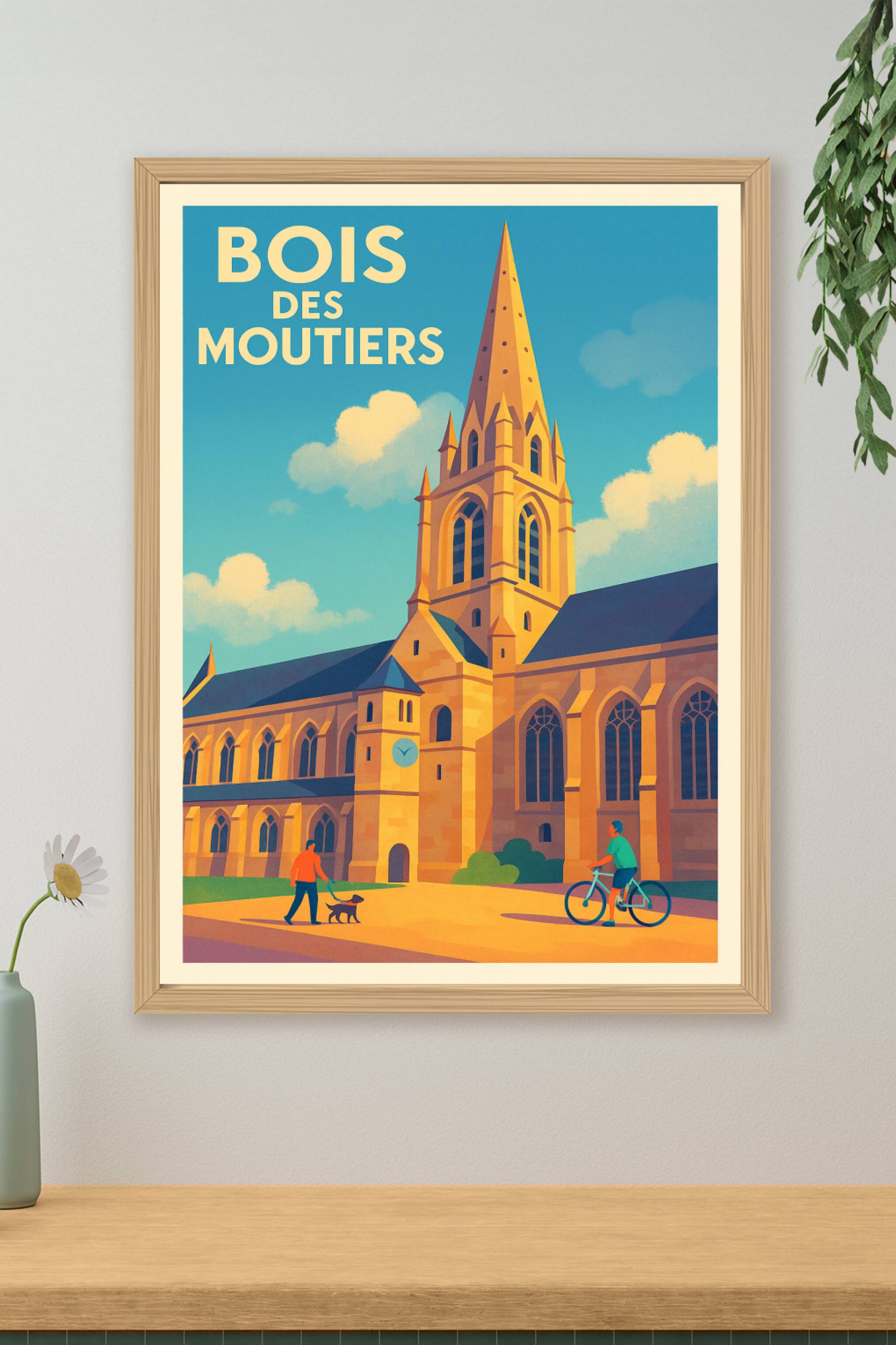 Affiche de Bois des Moutiers - L'éclat du patrimoine normand