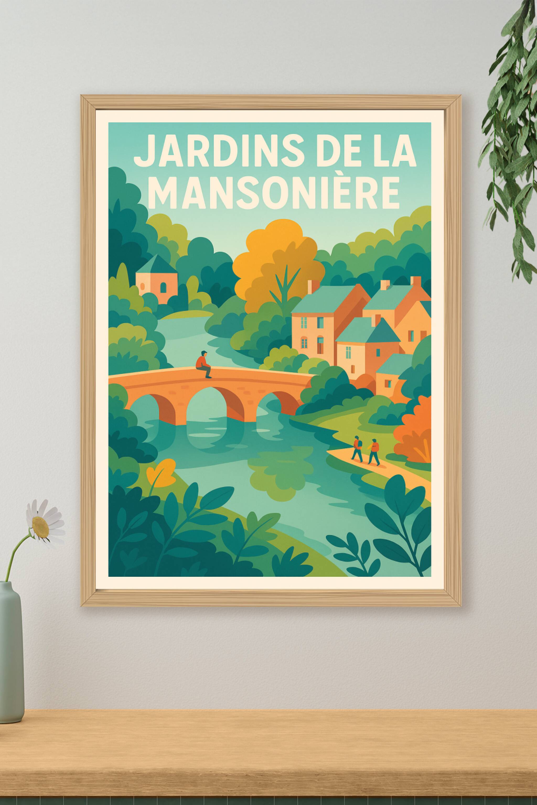 Affiche de Jardins de la Mansonière - Une parenthèse enchantée en Normandie