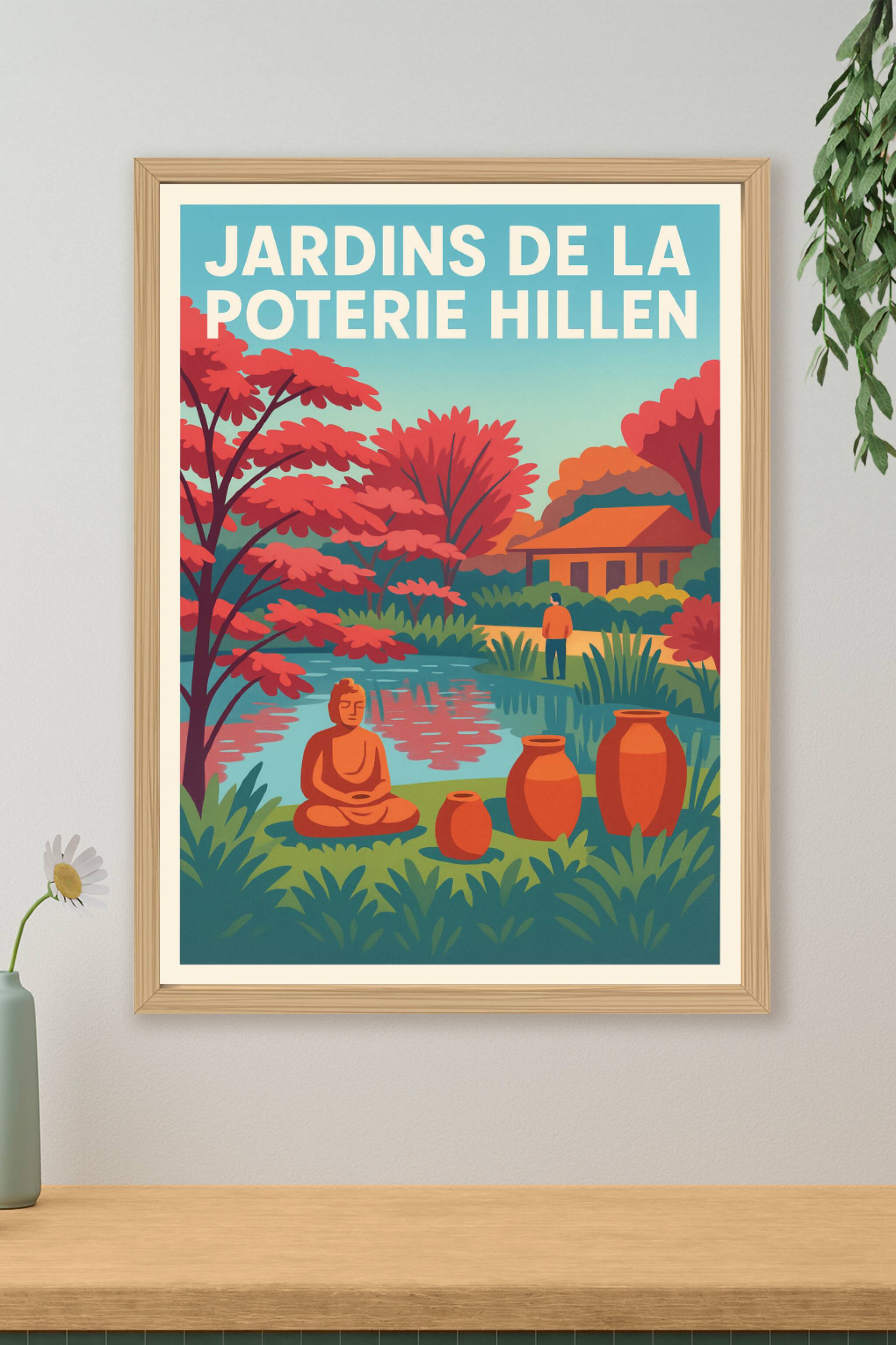 Affiche de Jardins de la Poterie Hillen - Une escale zen et colorée