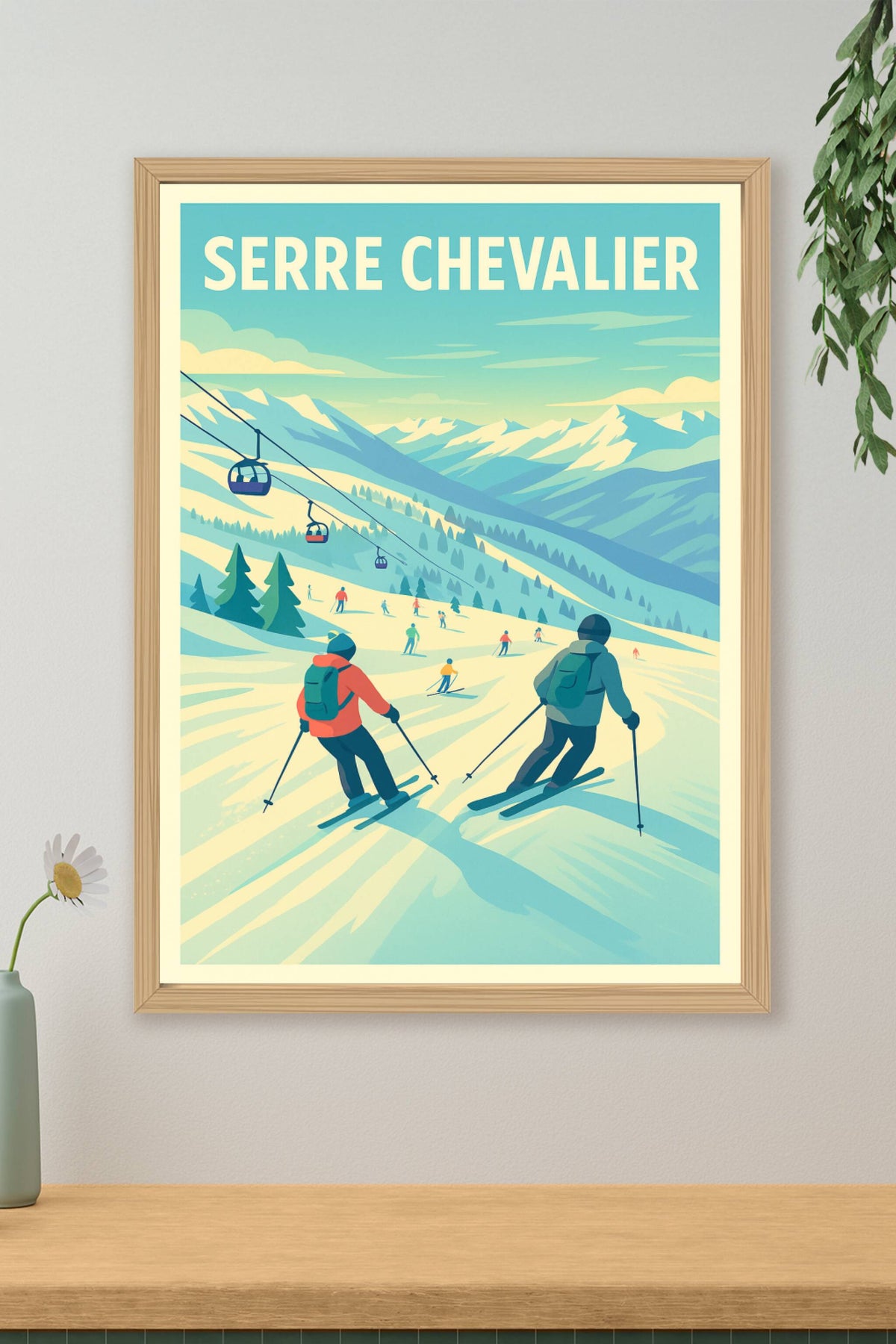Affiche de Serre Chevalier - L'esprit glisse au cœur des Alpes