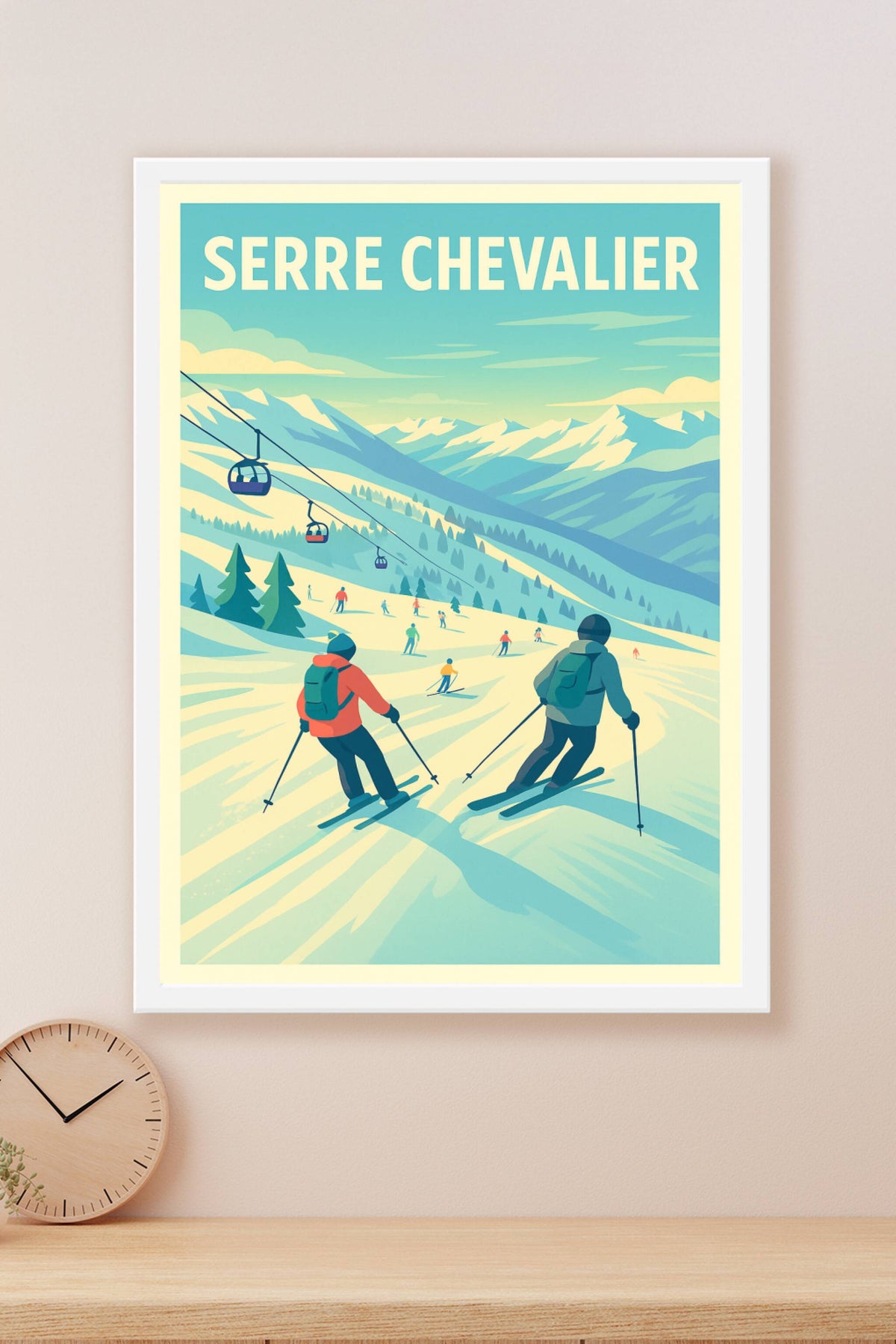 Affiche de Serre Chevalier - L'esprit glisse au cœur des Alpes