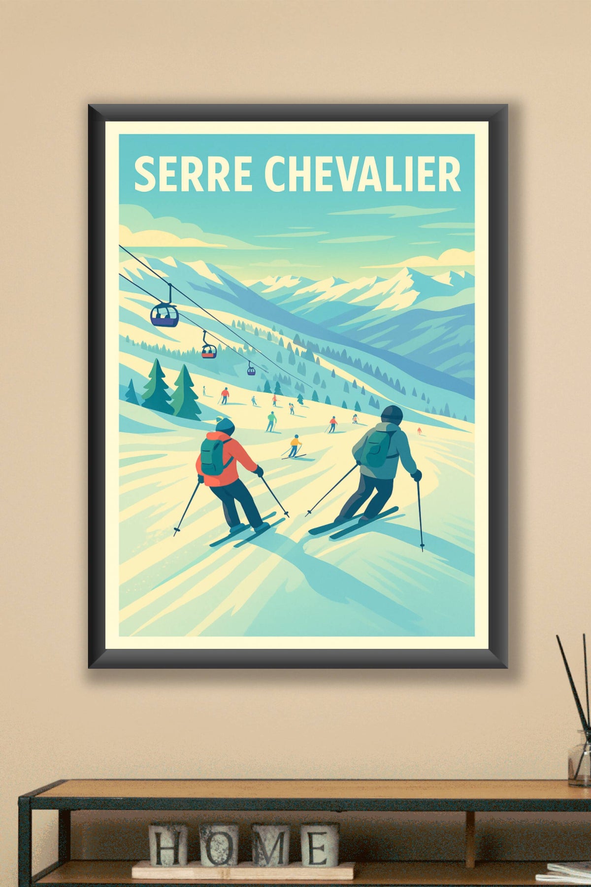 Affiche de Serre Chevalier - L'esprit glisse au cœur des Alpes