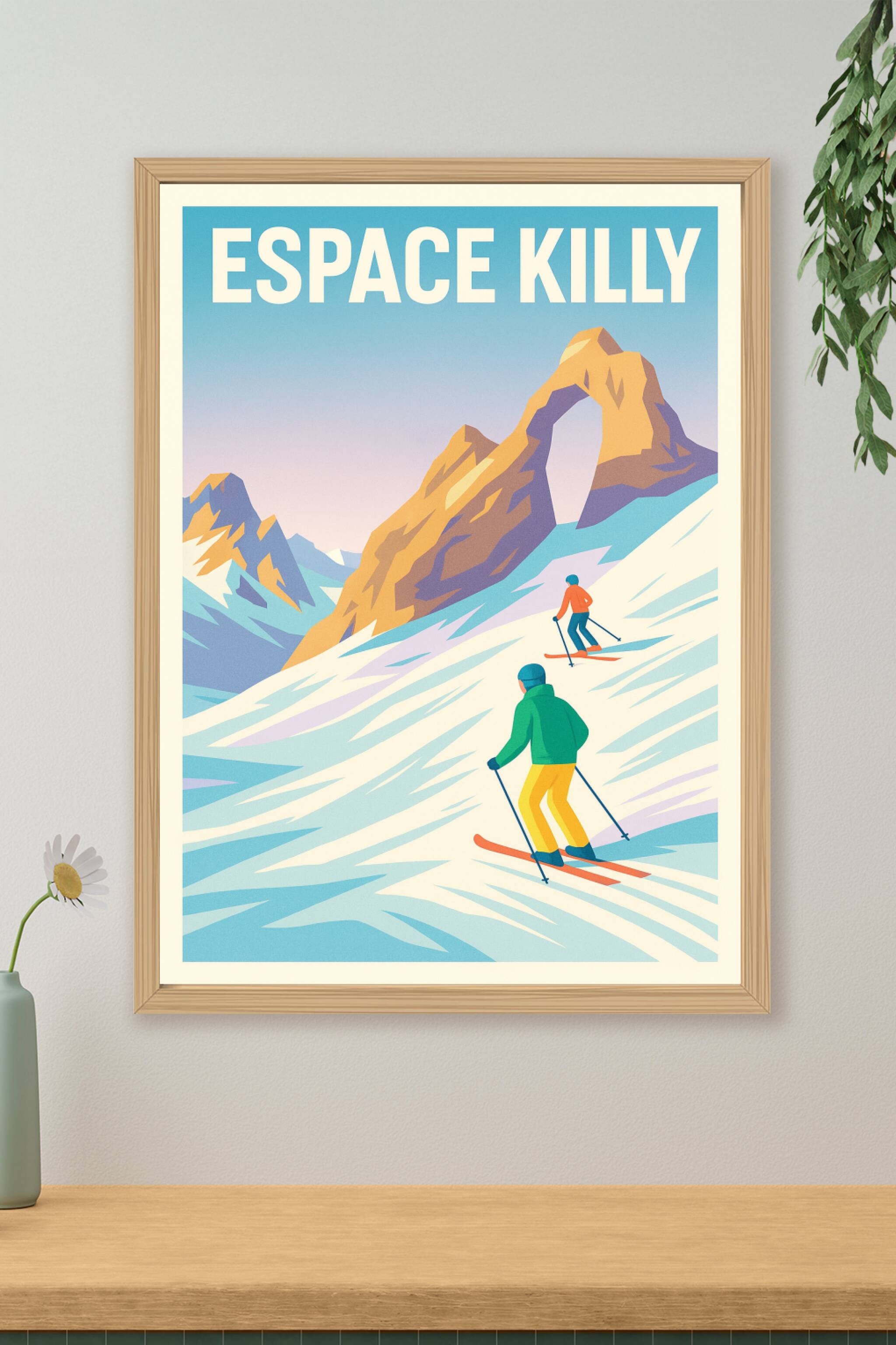Affiche de Espace Killy - L'ivresse des sommets et l'Aiguille Percée