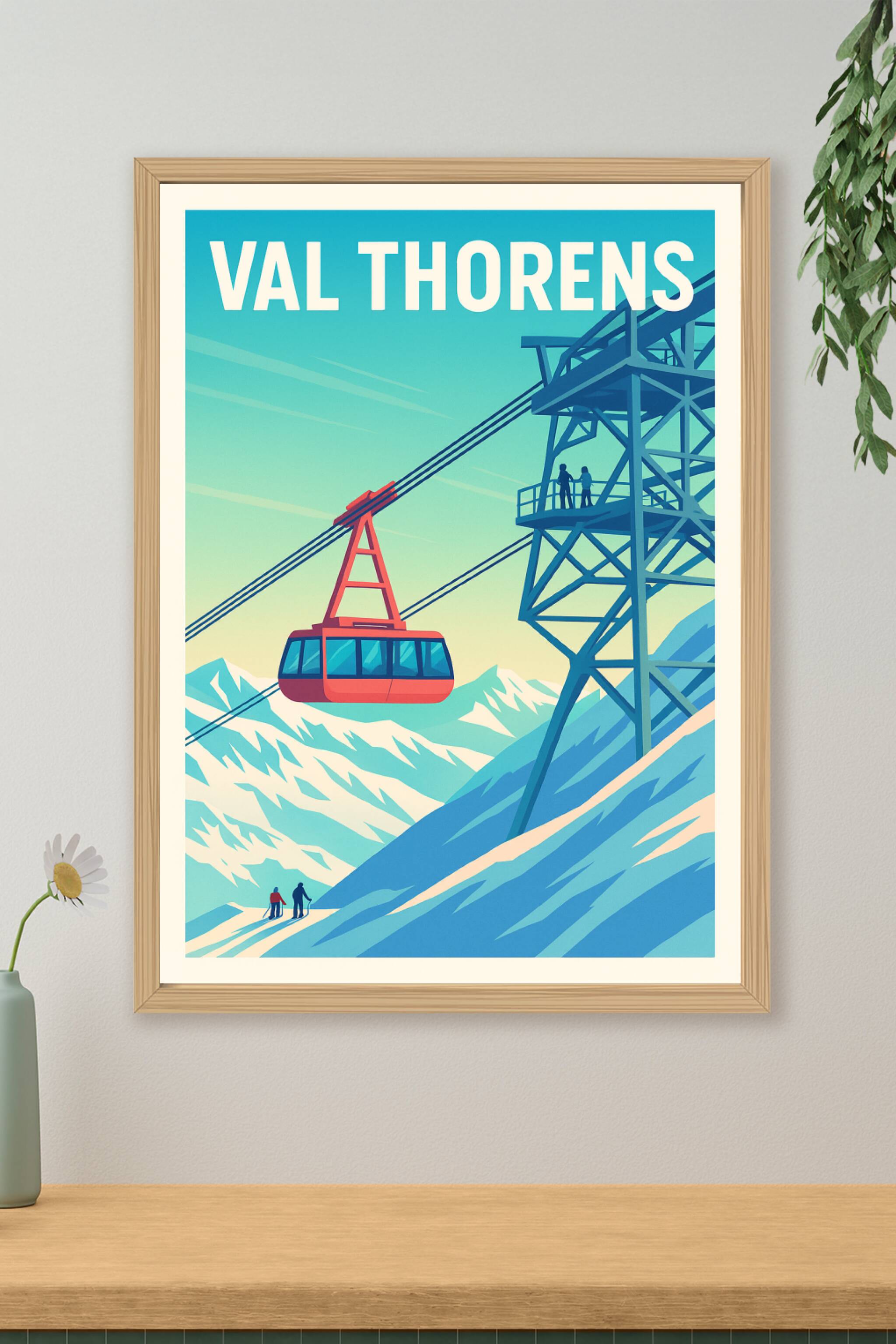 Affiche de Val Thorens - Le sommet des 3 Vallées dans votre salon
