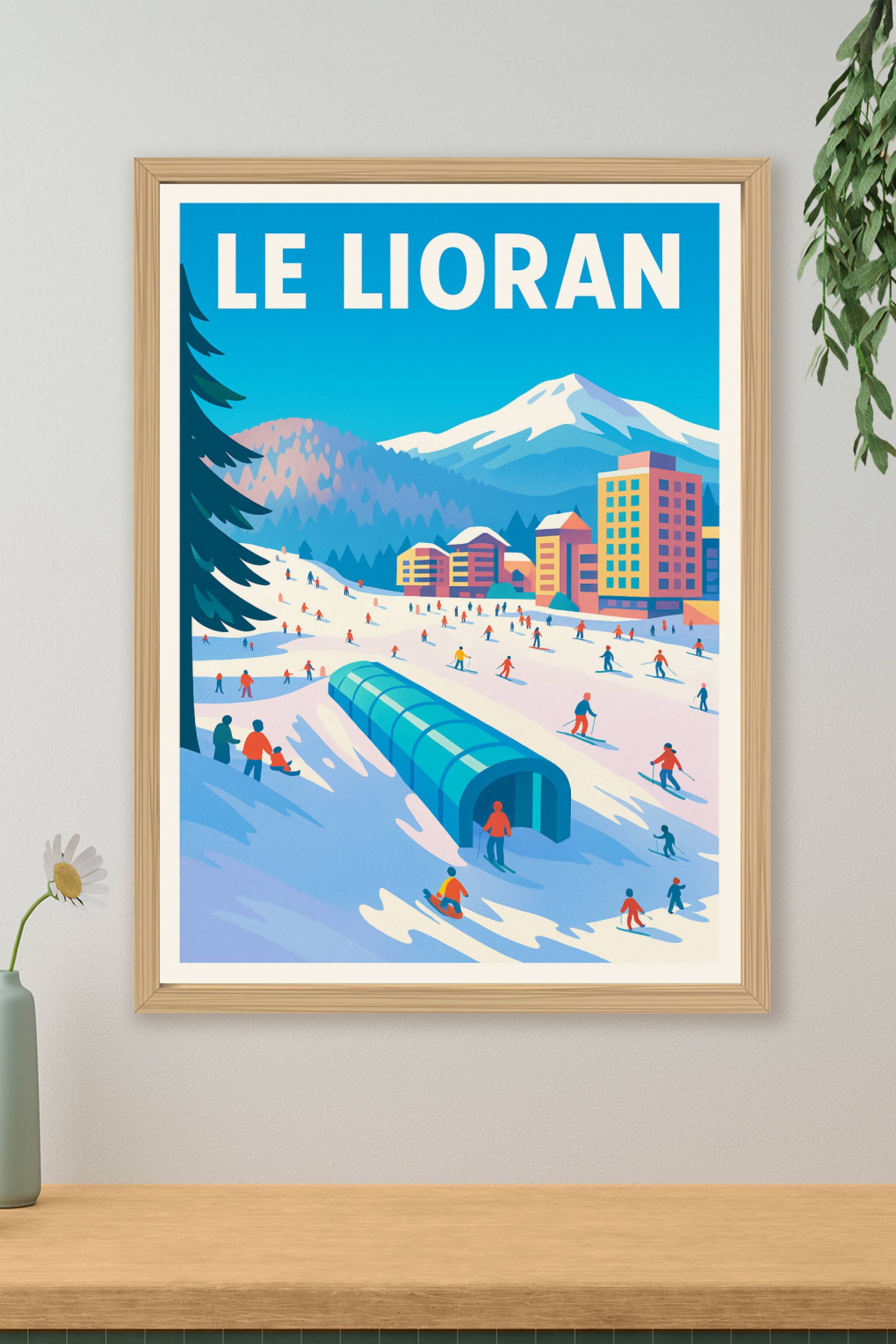 Affiche de Le Lioran - L'esprit vintage des volcans d'Auvergne