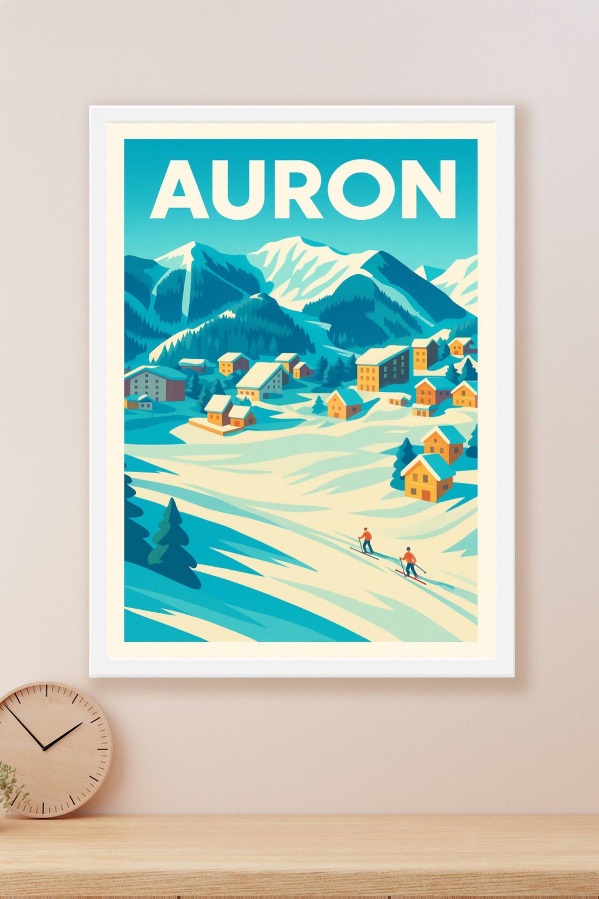Affiche de Auron - Le charme authentique des Alpes du Sud