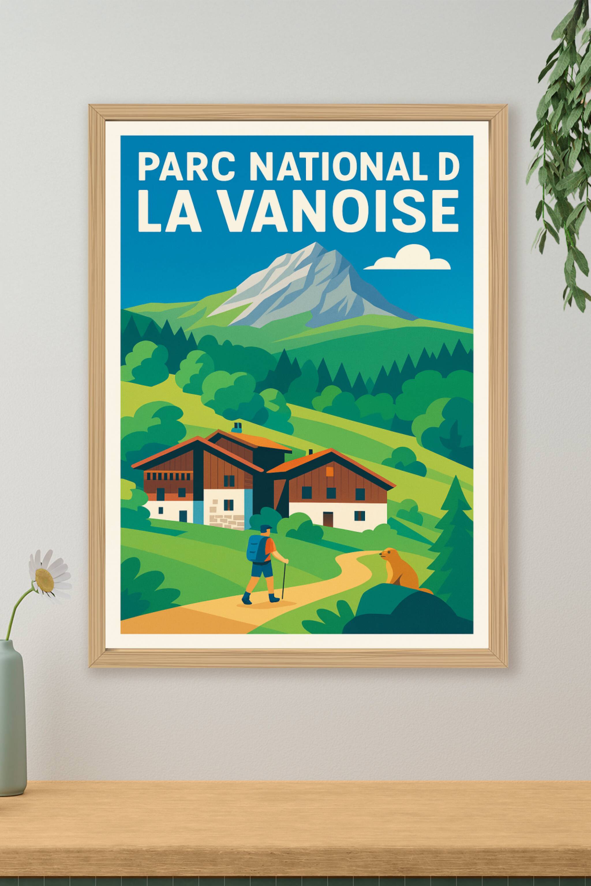 Affiche de Parc National de la Vanoise - L'évasion sauvage au cœur des Alpes