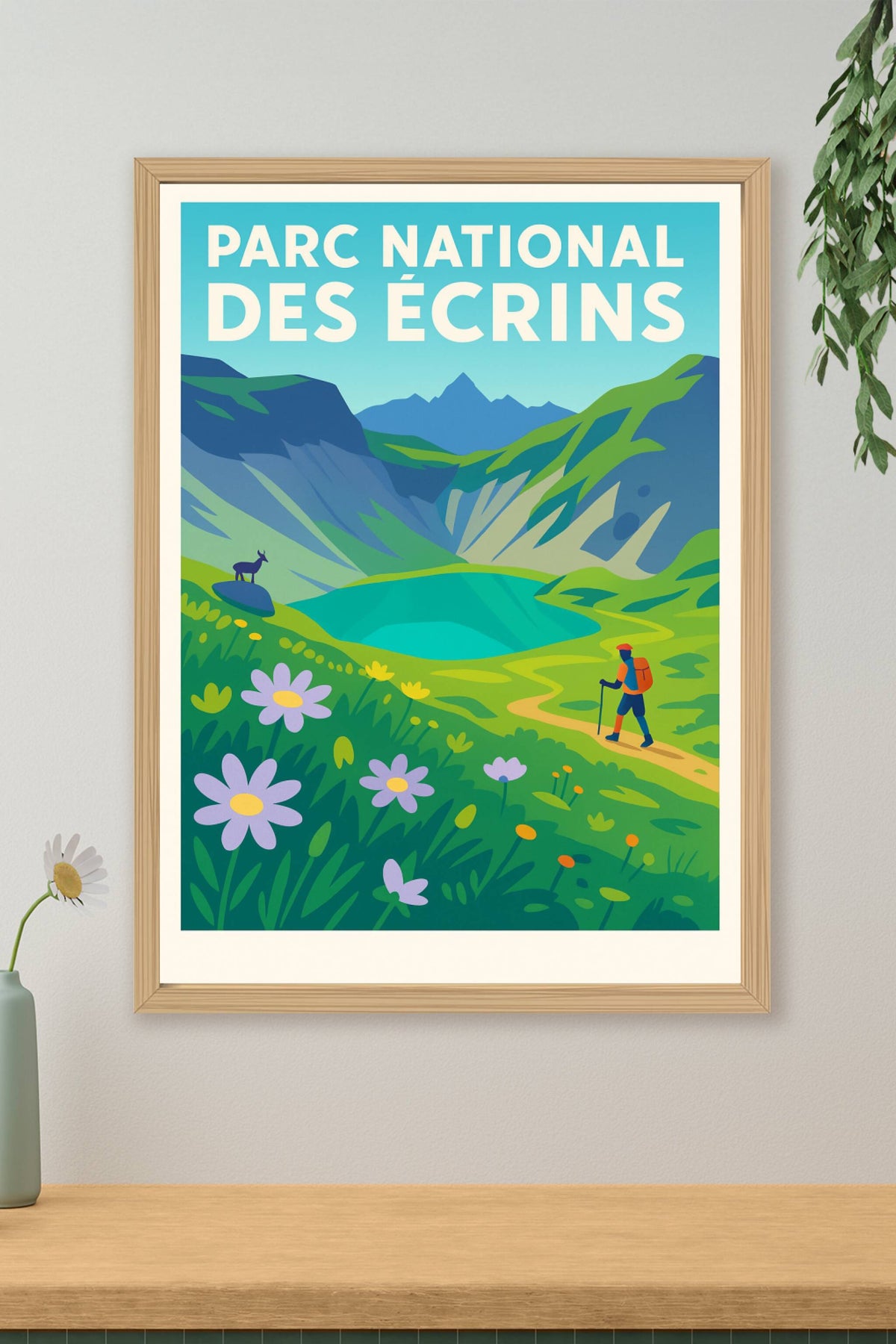 Affiche de Parc National des Écrins - L'évasion sauvage au cœur des Alpes