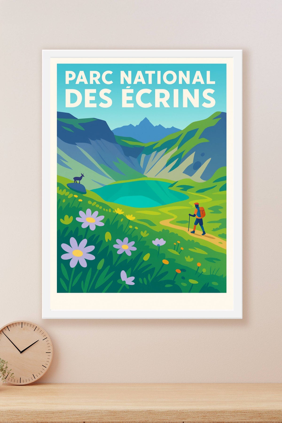 Affiche de Parc National des Écrins - L'évasion sauvage au cœur des Alpes