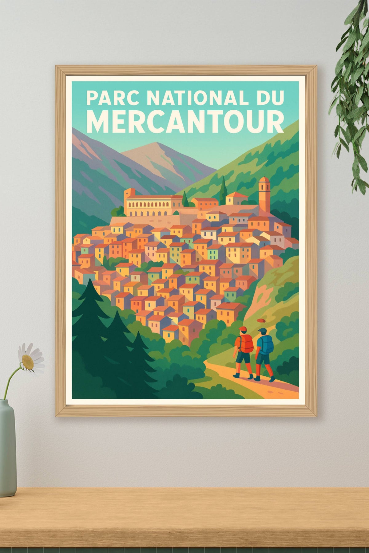Affiche de Parc National du Mercantour - L'évasion sauvage entre cimes et villages