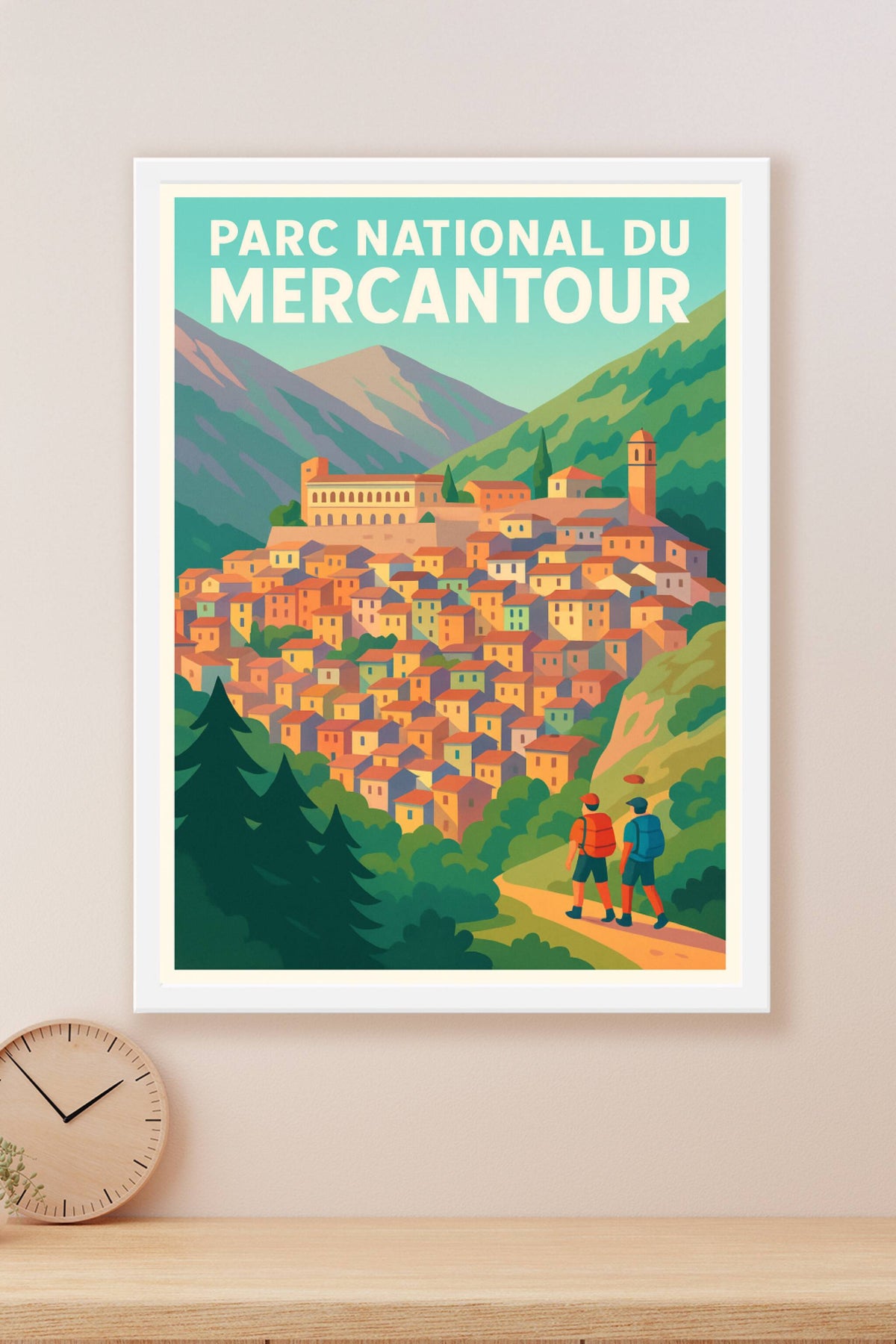 Affiche de Parc National du Mercantour - L'évasion sauvage entre cimes et villages