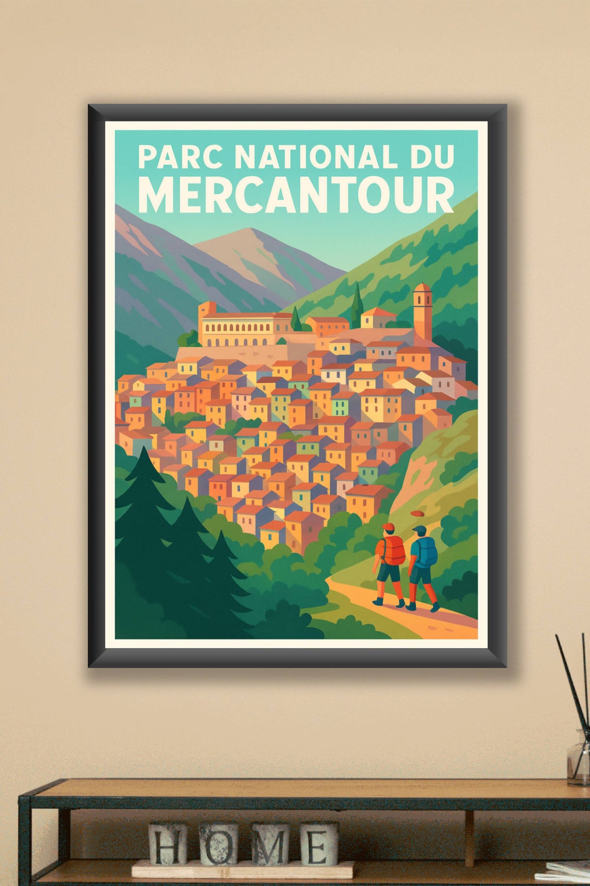 Affiche de Parc National du Mercantour - L'évasion sauvage entre cimes et villages