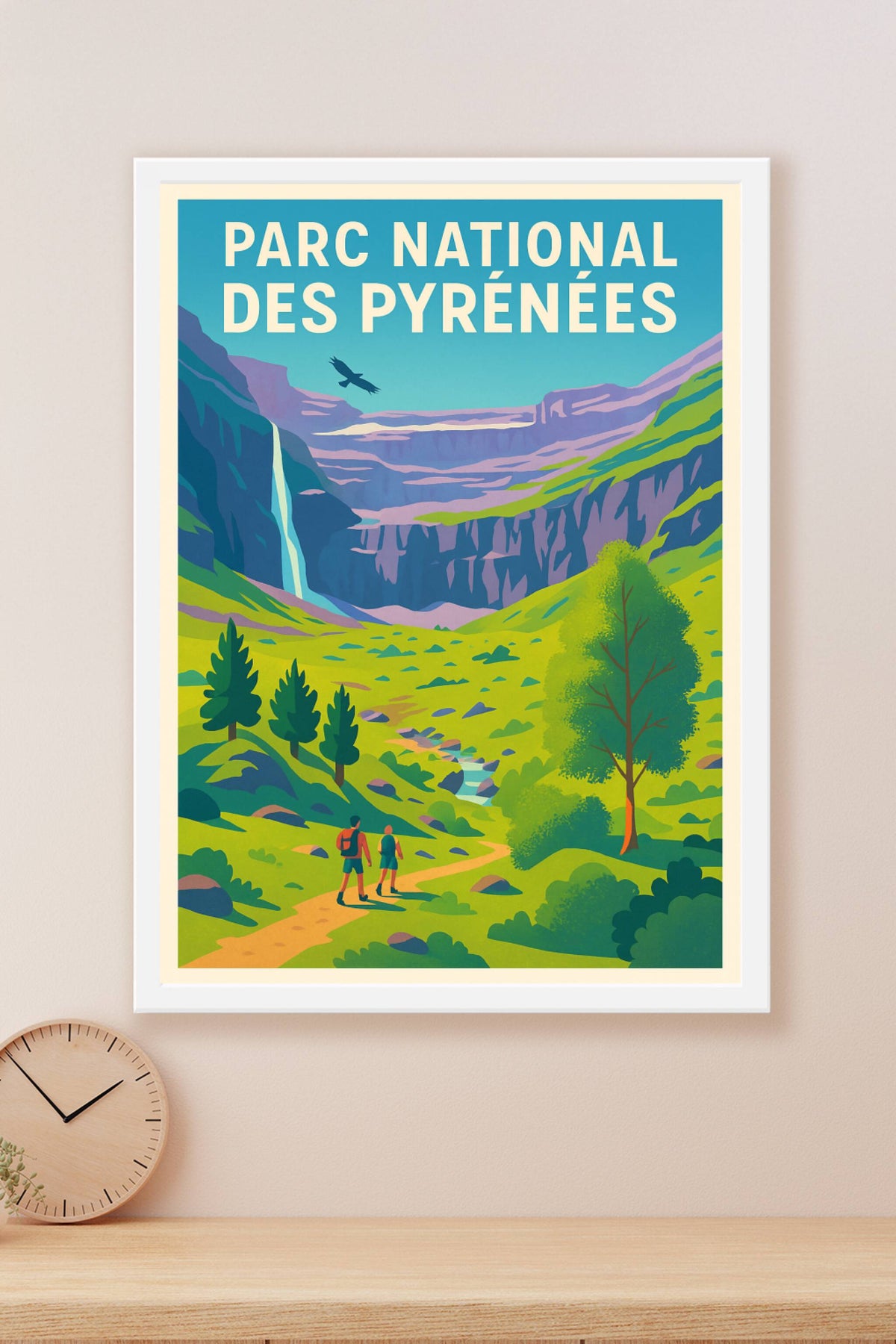 Affiche de Parc National des Pyrénées - L'évasion sauvage au sommet