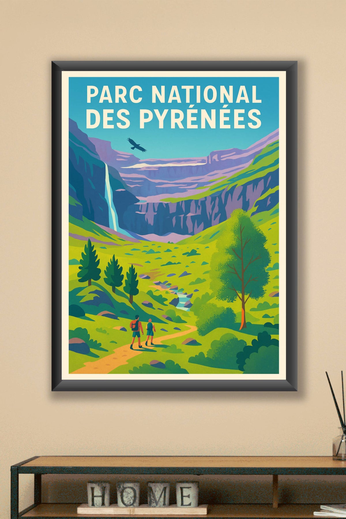 Affiche de Parc National des Pyrénées - L'évasion sauvage au sommet
