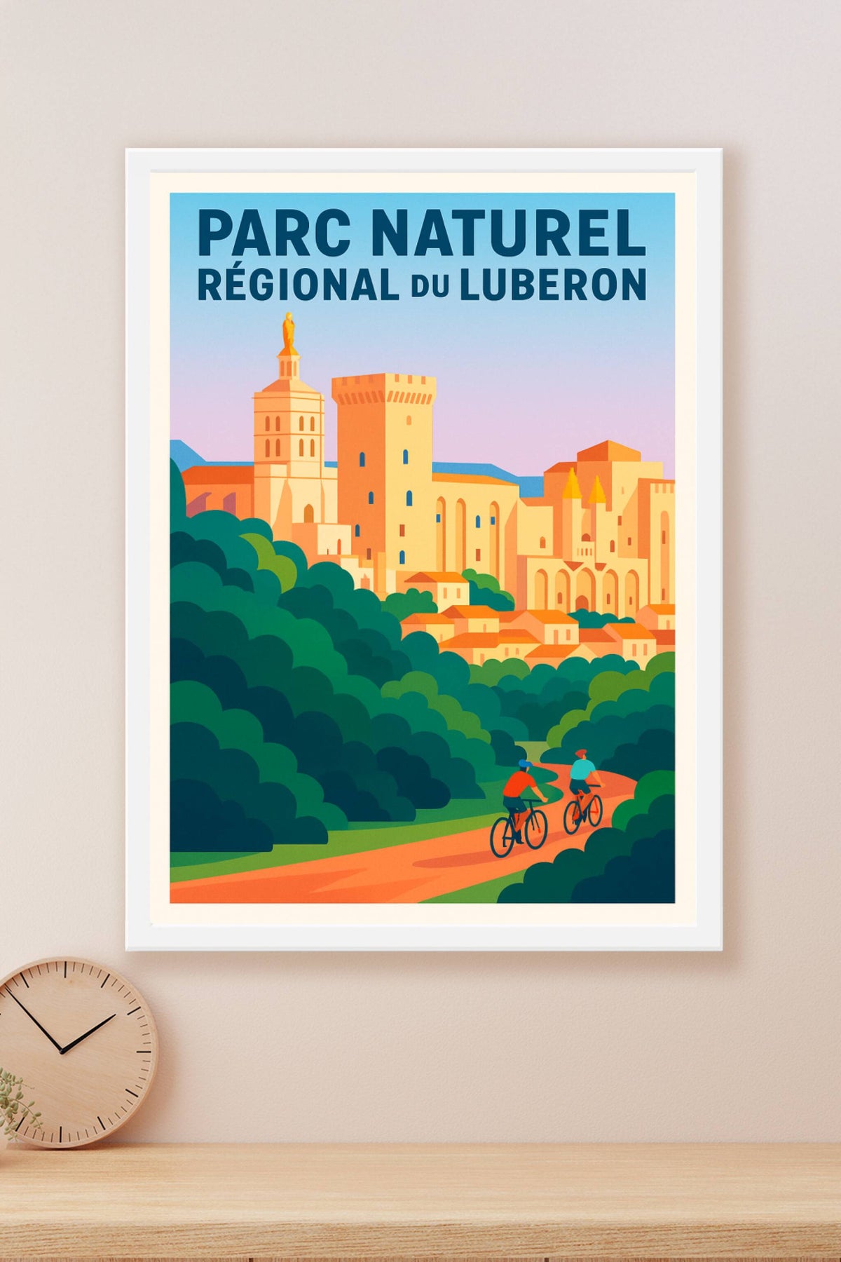 Affiche de Luberon - L'élégance de la Provence en une affiche