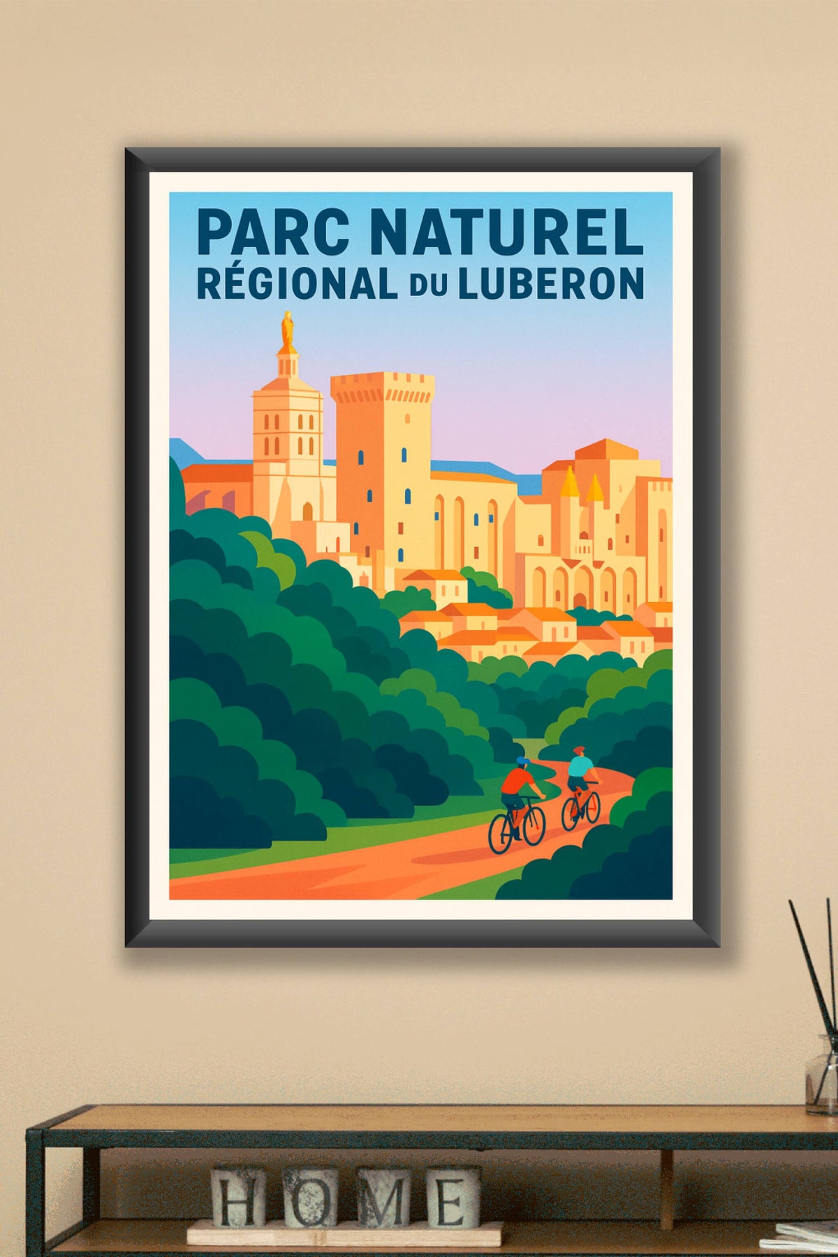 Affiche de Luberon - L'élégance de la Provence en une affiche