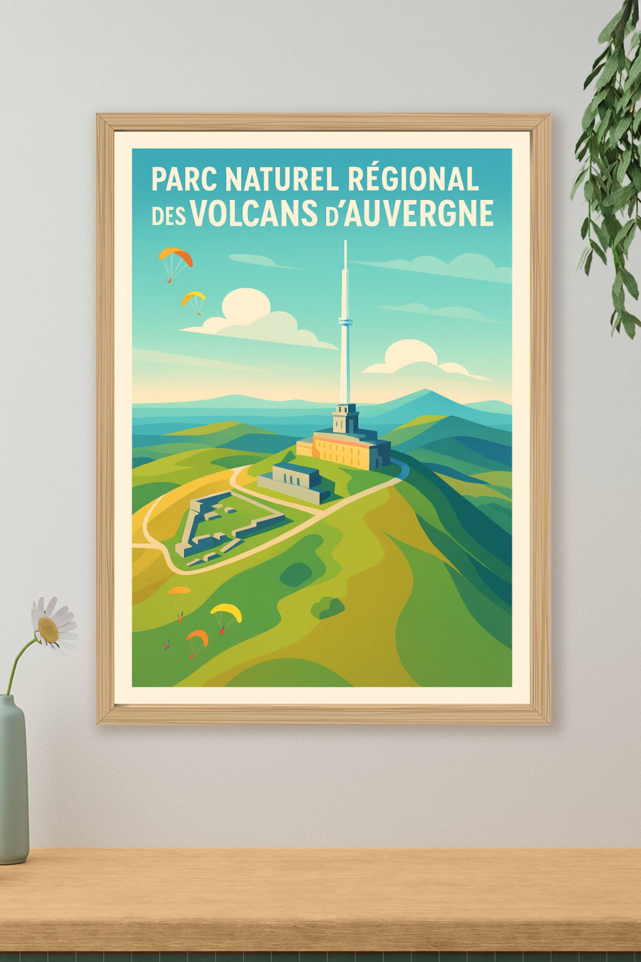 Affiche de Volcans d'Auvergne - L'éveil majestueux du Puy de Dôme