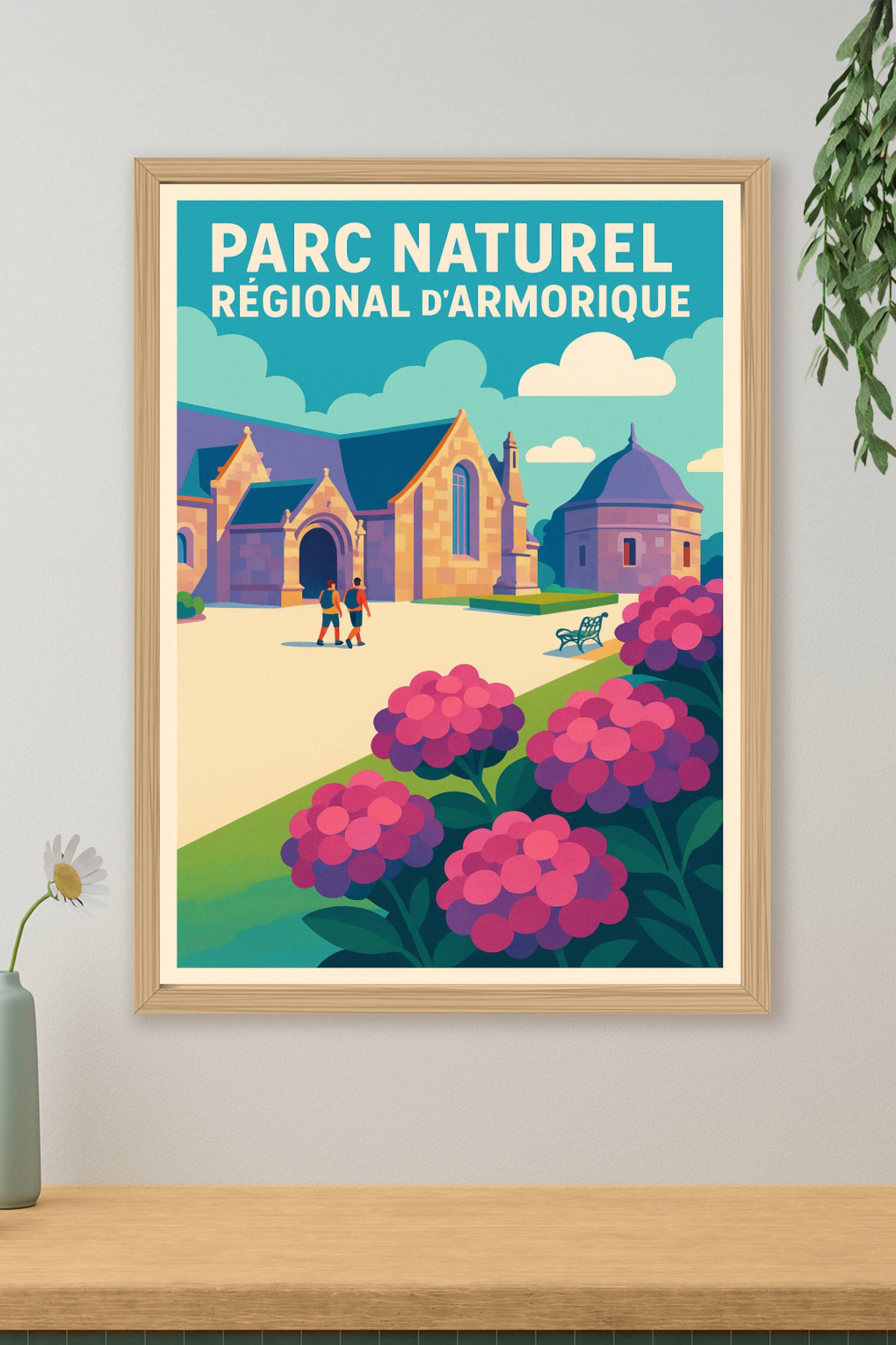 Affiche de Parc d'Armorique - L'élégance sauvage de la Bretagne