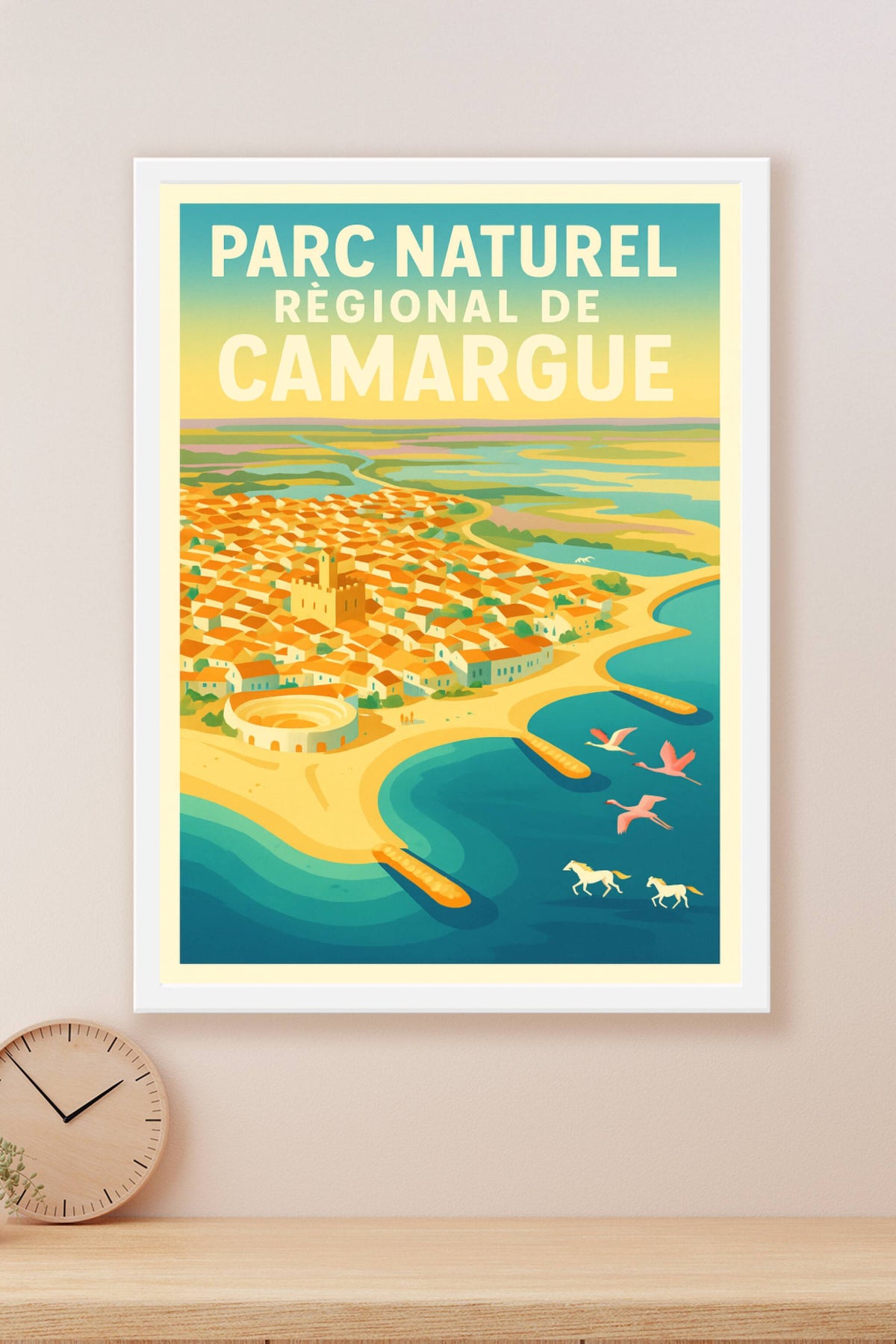 Affiche de Camargue - L'âme sauvage de la Provence entre terre et mer