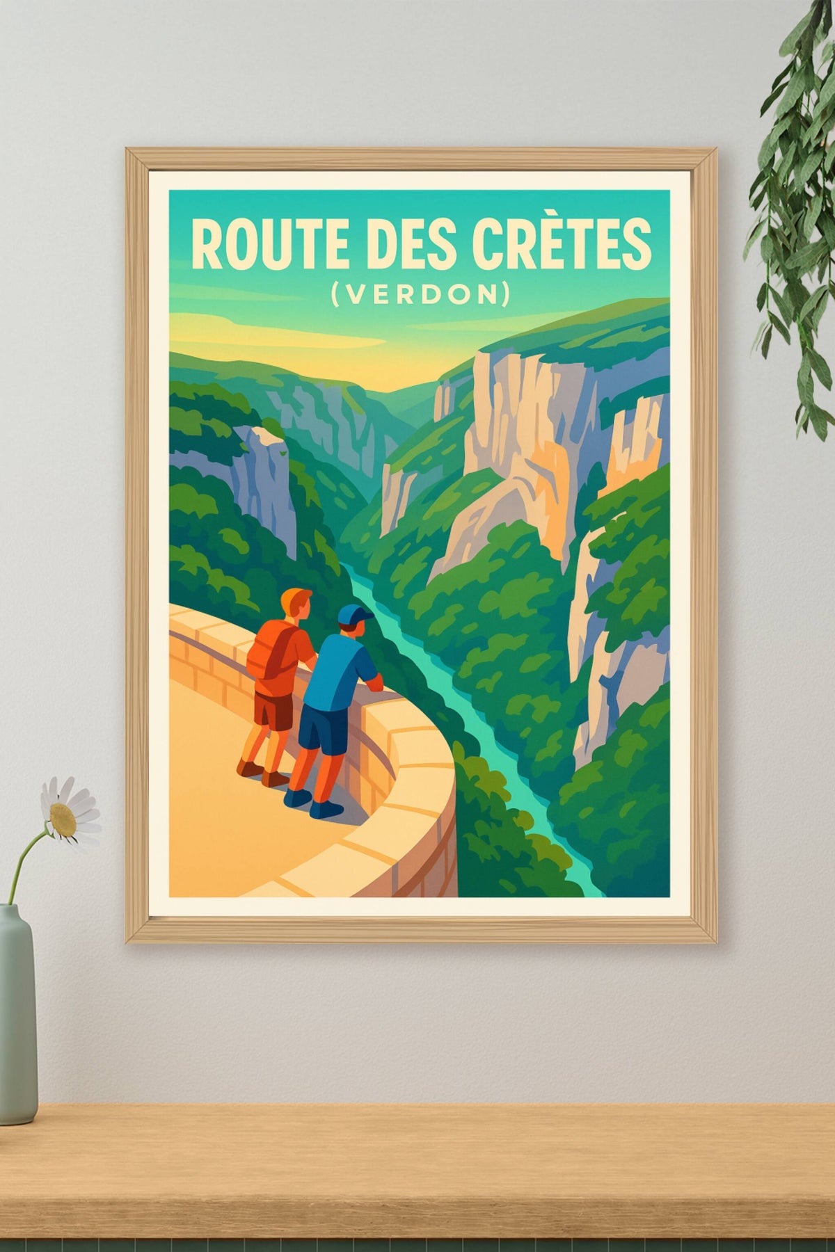 Affiche de Route des Crètes - Plongez au cœur des Gorges du Verdon
