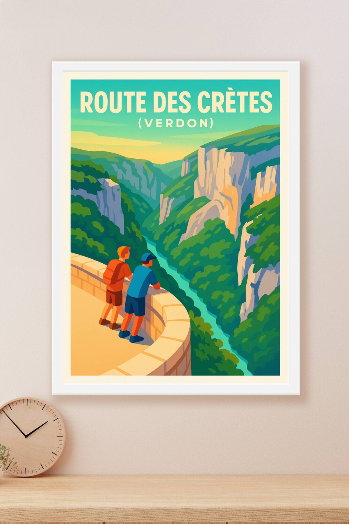 Affiche de Route des Crètes - Plongez au cœur des Gorges du Verdon