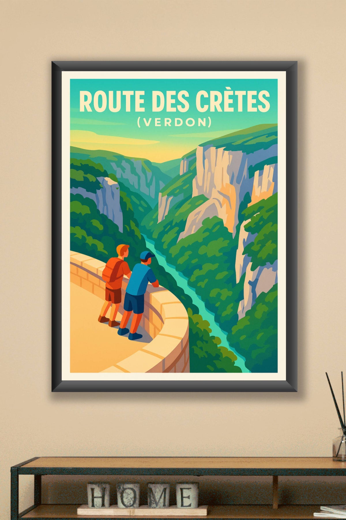 Affiche de Route des Crètes - Plongez au cœur des Gorges du Verdon